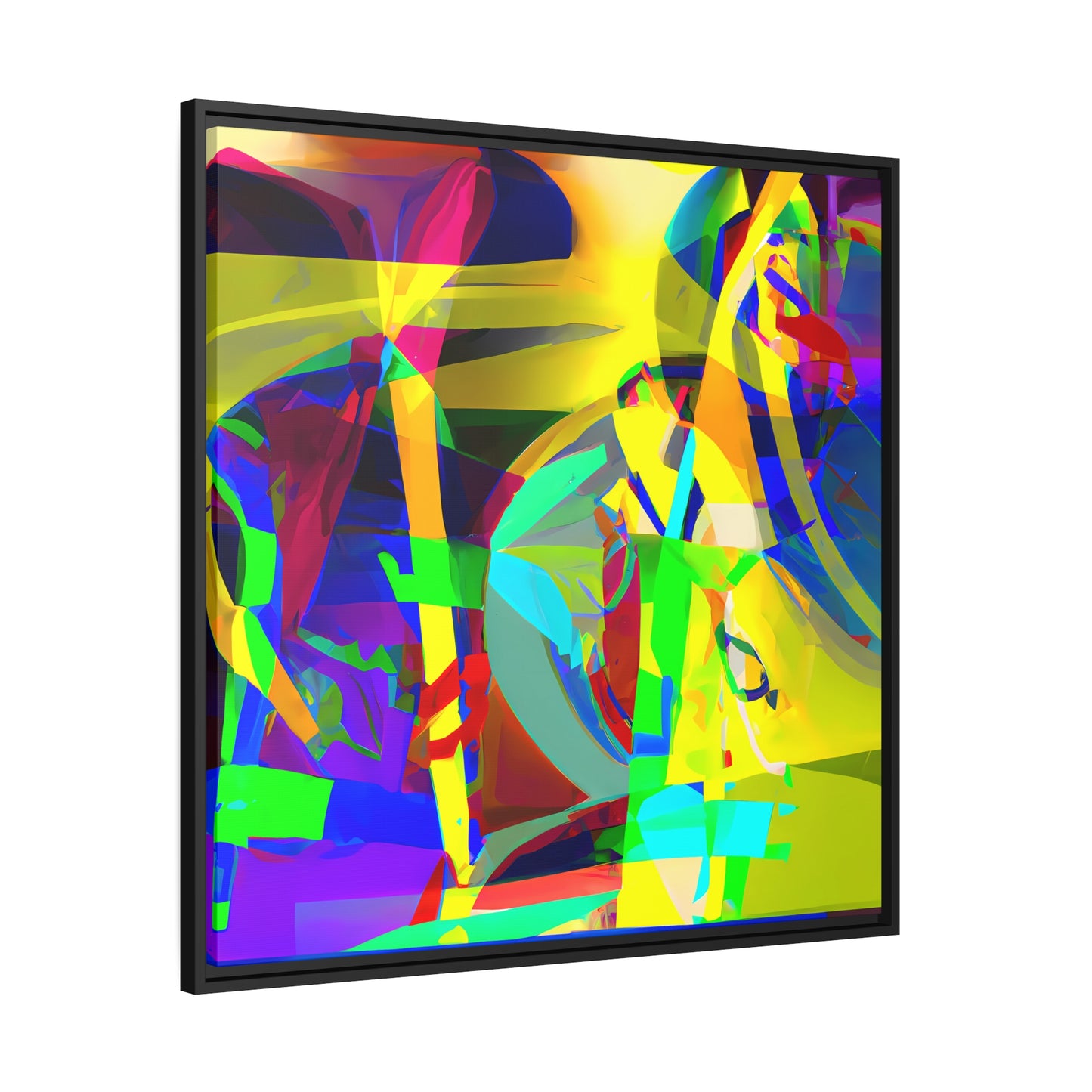 Future Graffiti 15 - on Framed Canvas