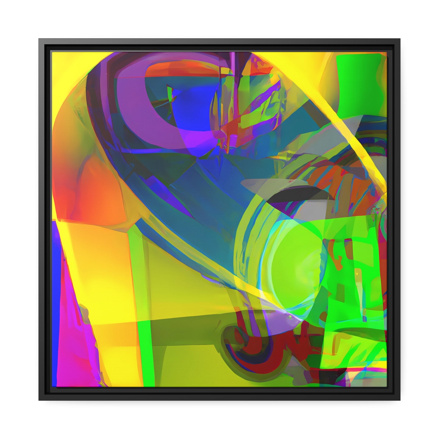 Future Graffiti 17 - on Framed Canvas
