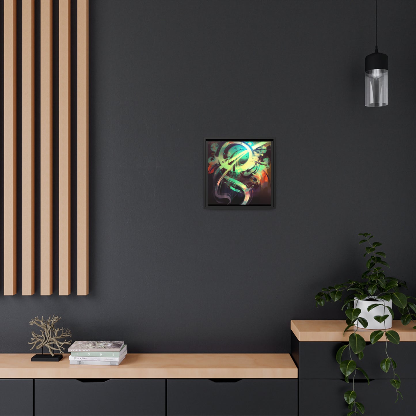 Future Graffiti 21 - on Framed Canvas