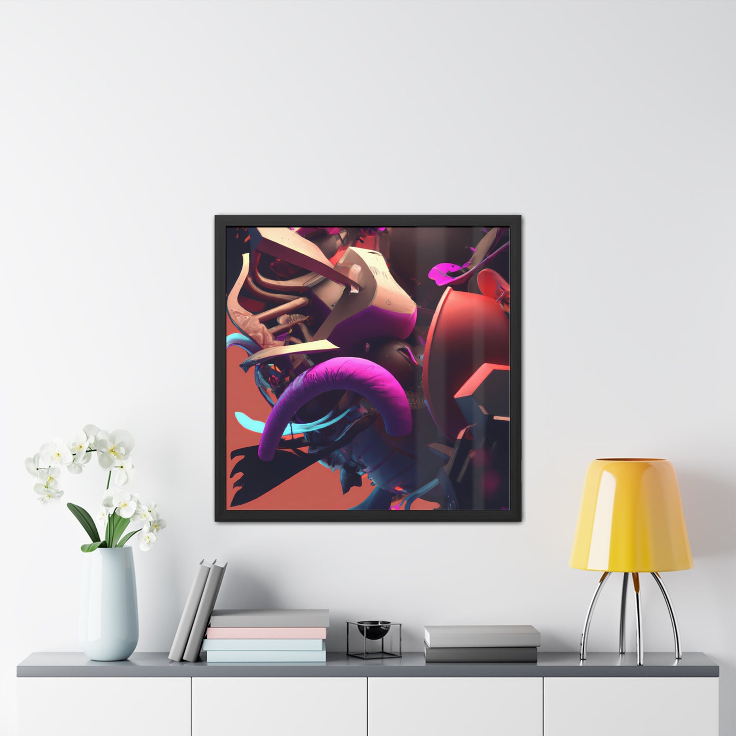 Temporal Flux 13 - on Framed Print