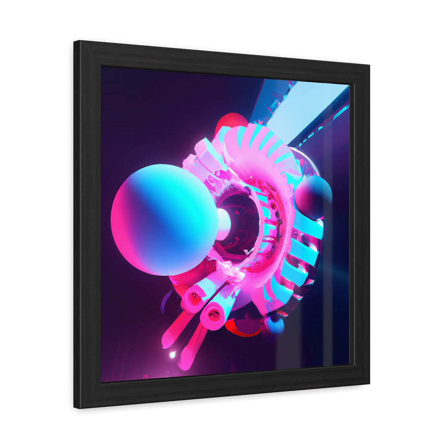 Temporal Flux 5 - on Framed Print