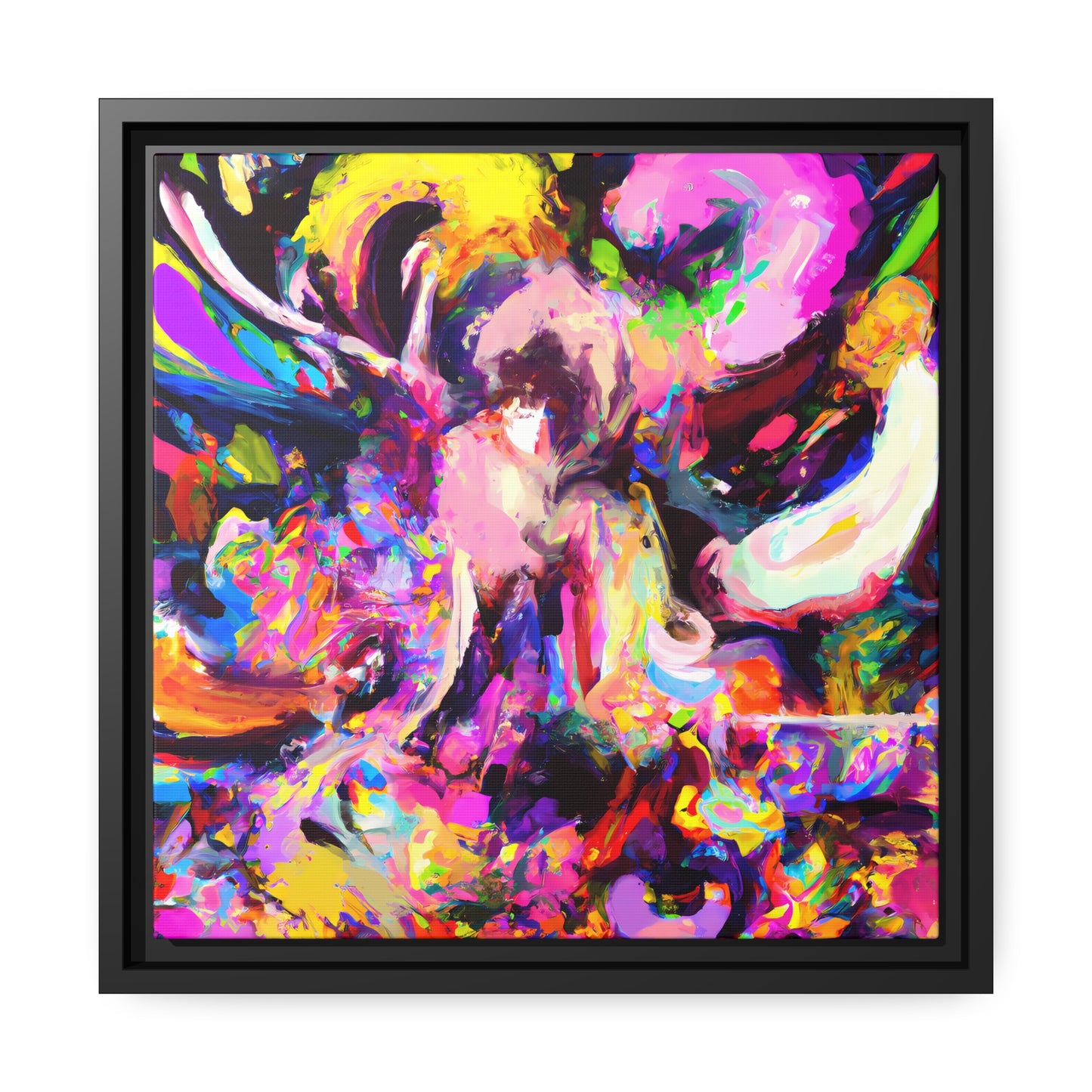 Fabstract 98 - on Framed Canvas