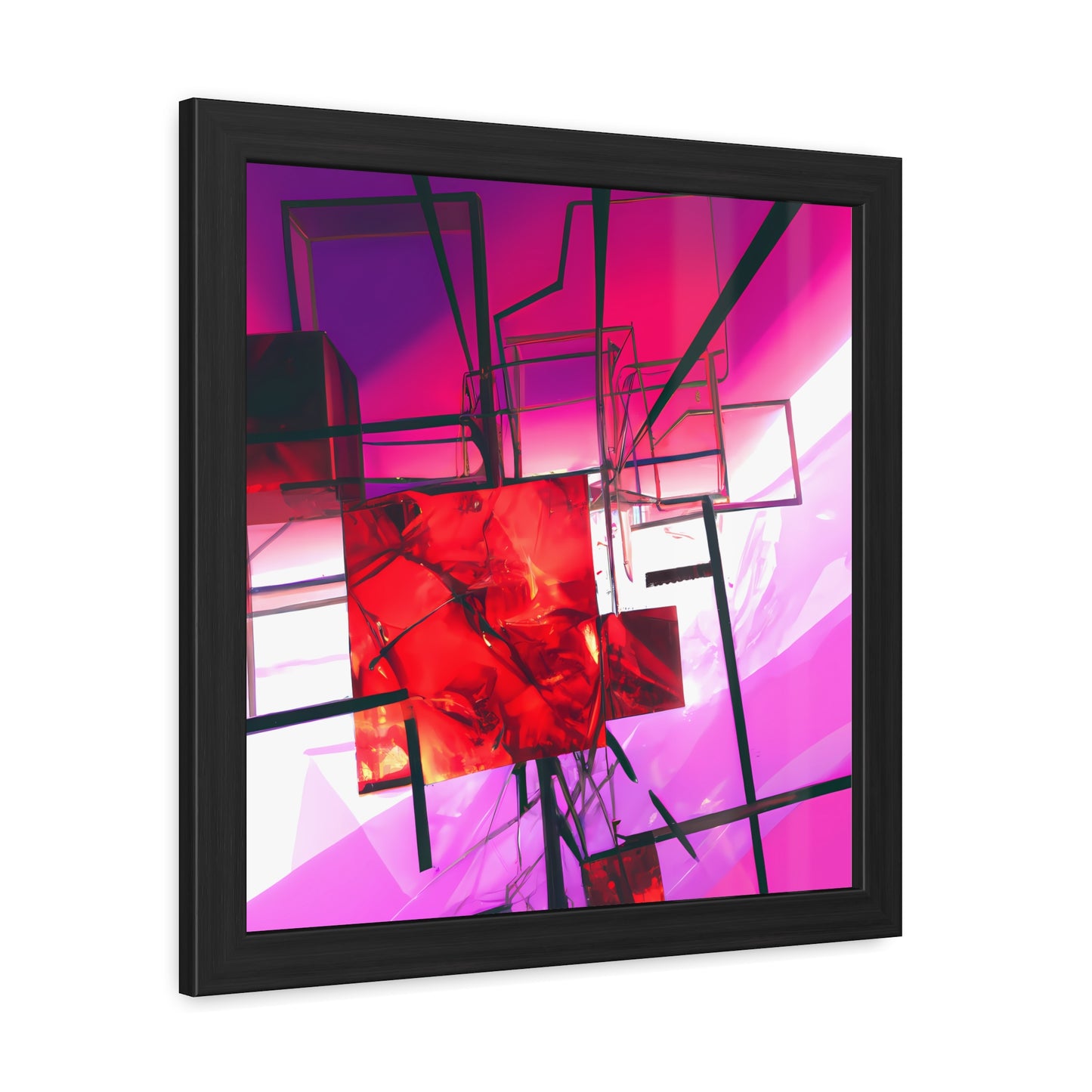 Temporal Flux 7 - on Framed Print