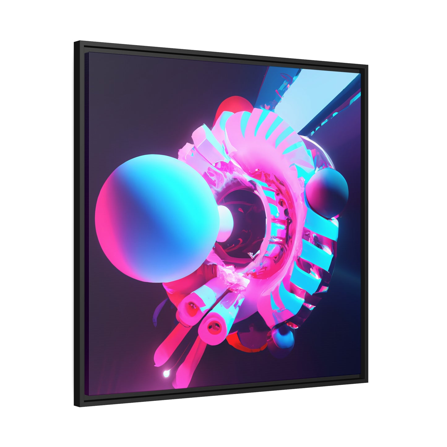 Temporal Flux 9 - on Framed Canvas