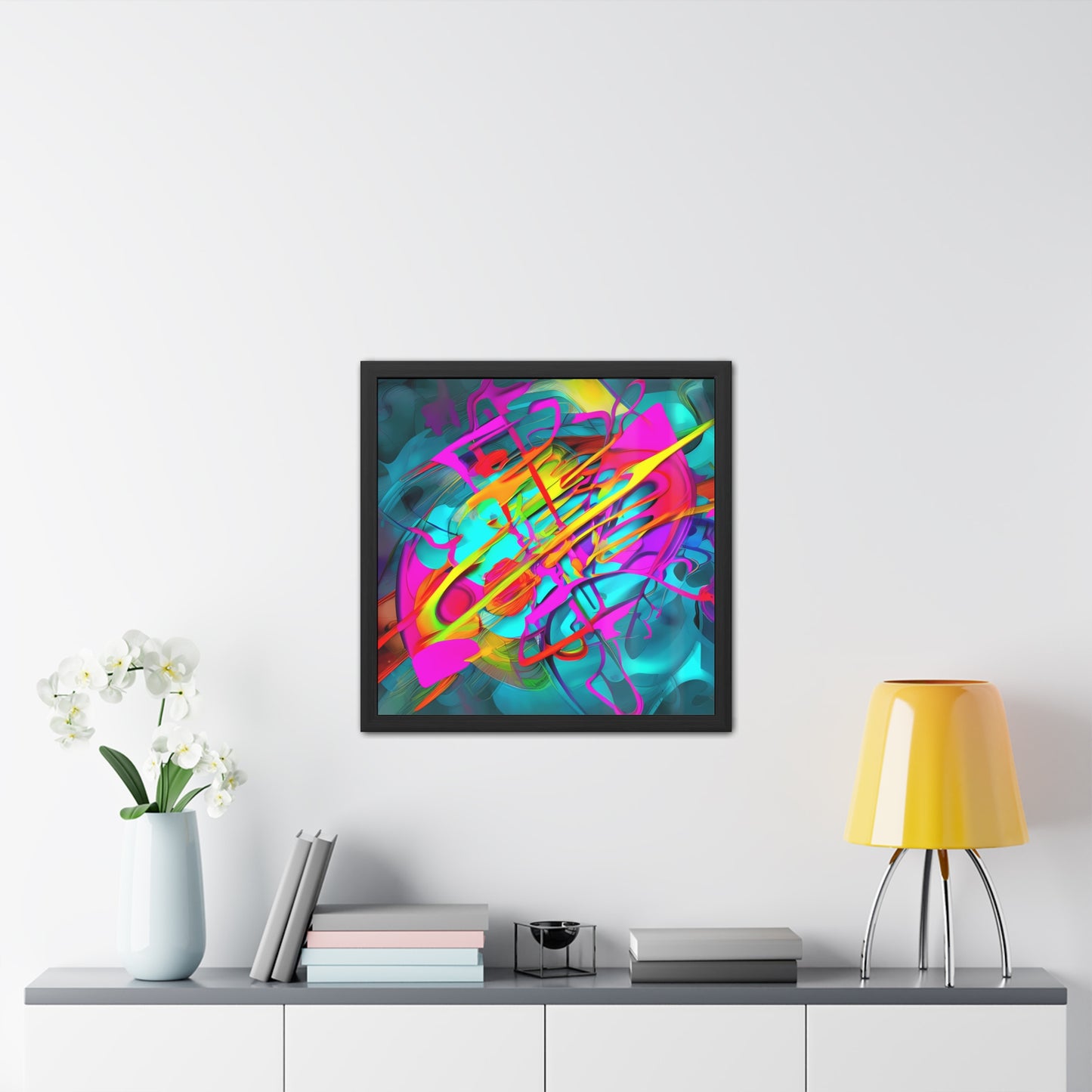 Fabstract 74 - on Framed Print