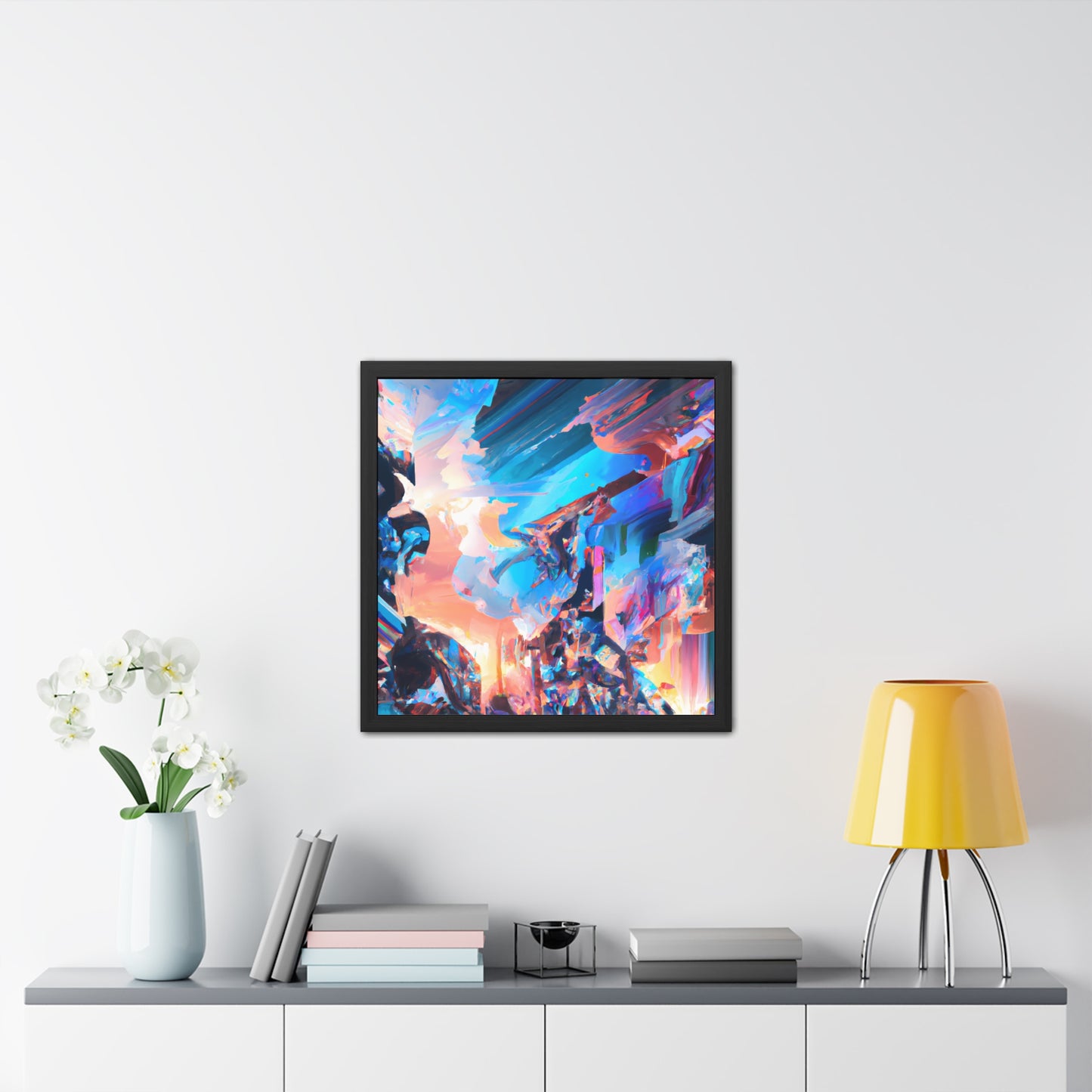 Temporal Flux 14 - on Framed Print