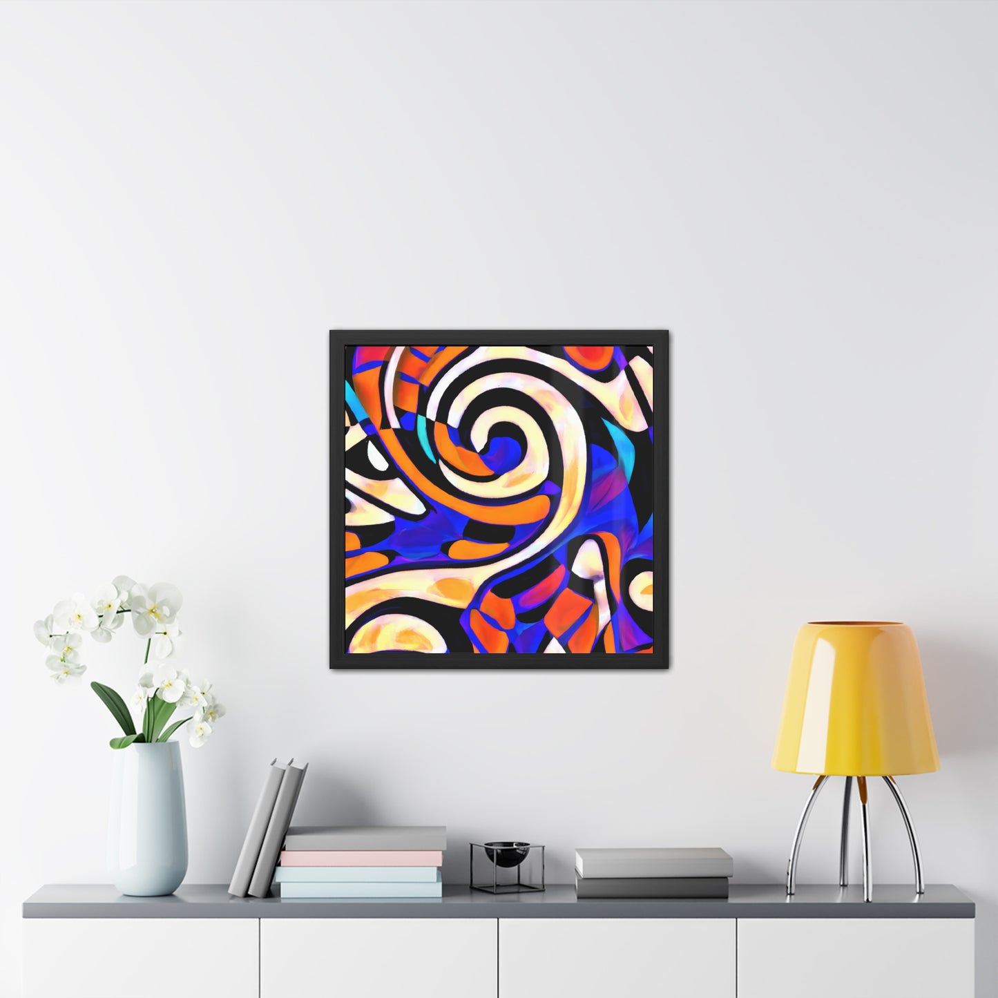 Fabstract 21 - on Framed Print