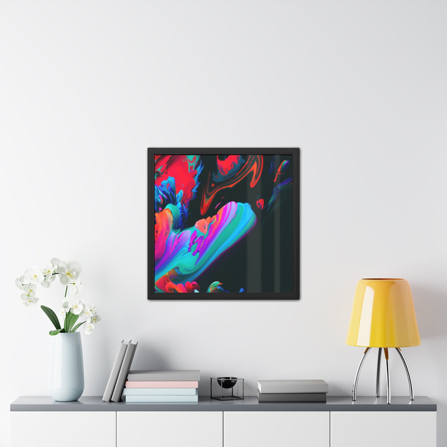 Fabstract 49 - on Framed Print