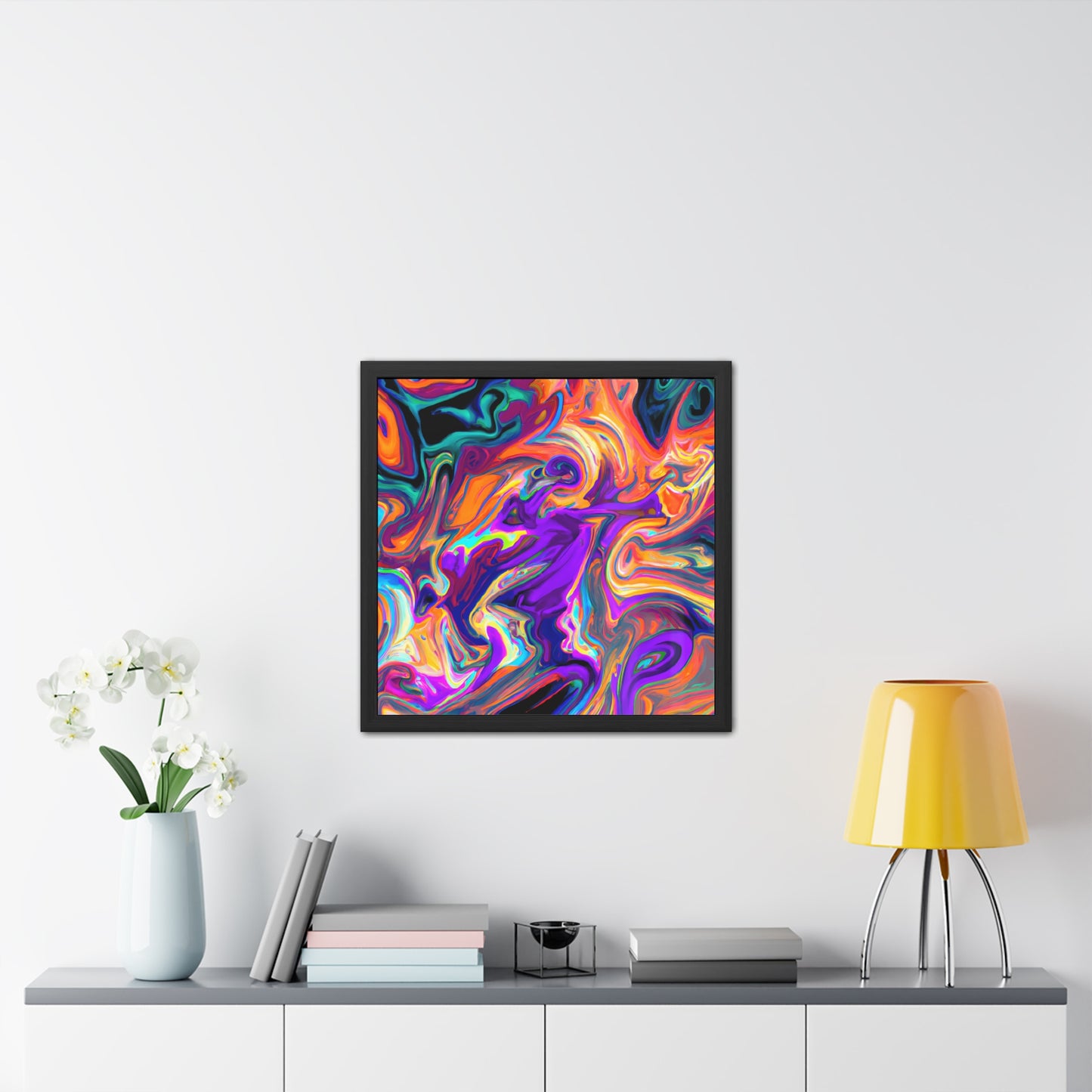 Fabstract 91 - on Framed Print