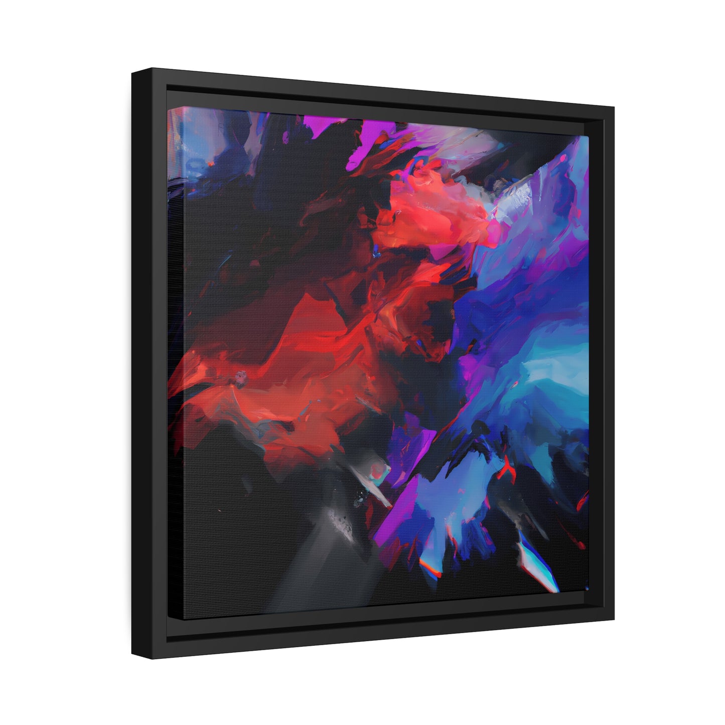 Fabstract 39 - on Framed Canvas