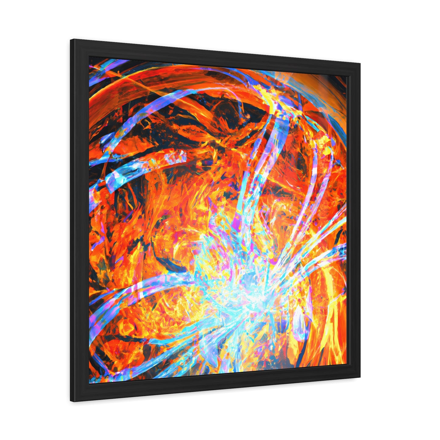 Fabstract 107 - on Framed Print