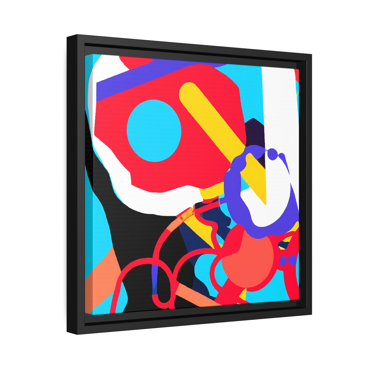 Fabstract 4 - on Framed Canvas