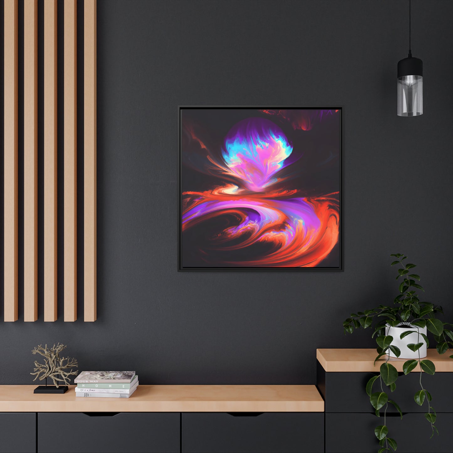 Quantum Euphoria 13 - on Framed Canvas