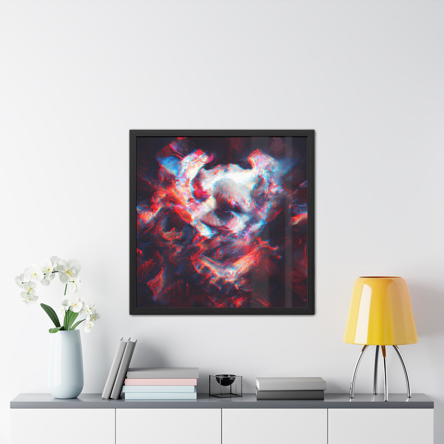 Fabstract 102 - on Framed Print