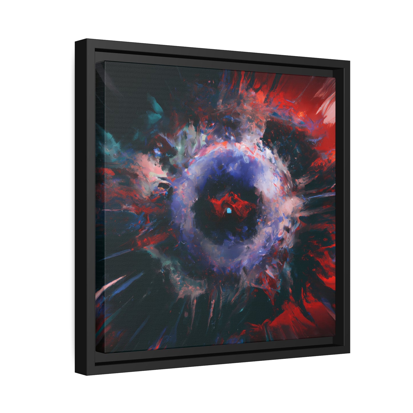 Fabstract 86 - on Framed Canvas