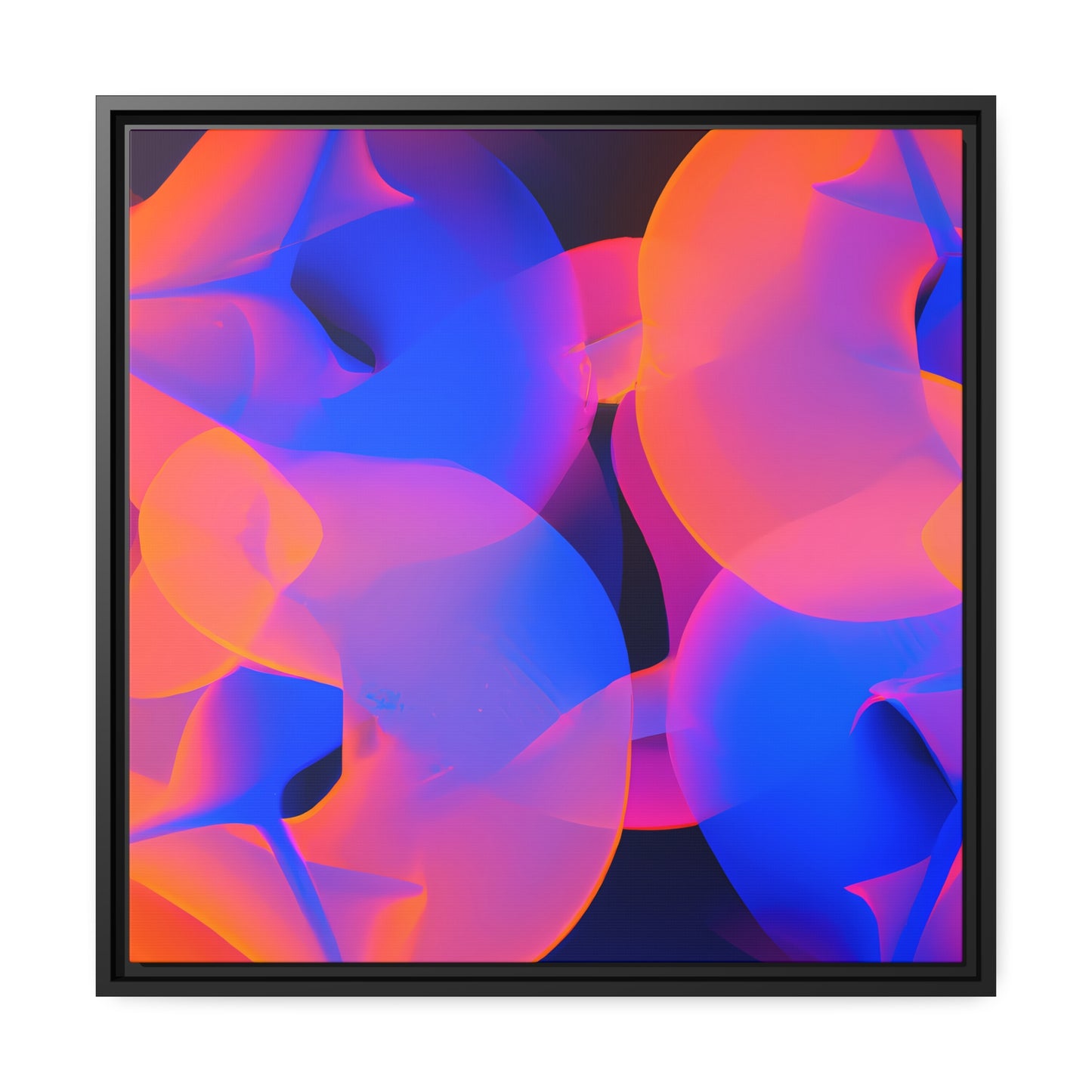 Neon Nexus 8 - on Framed Canvas