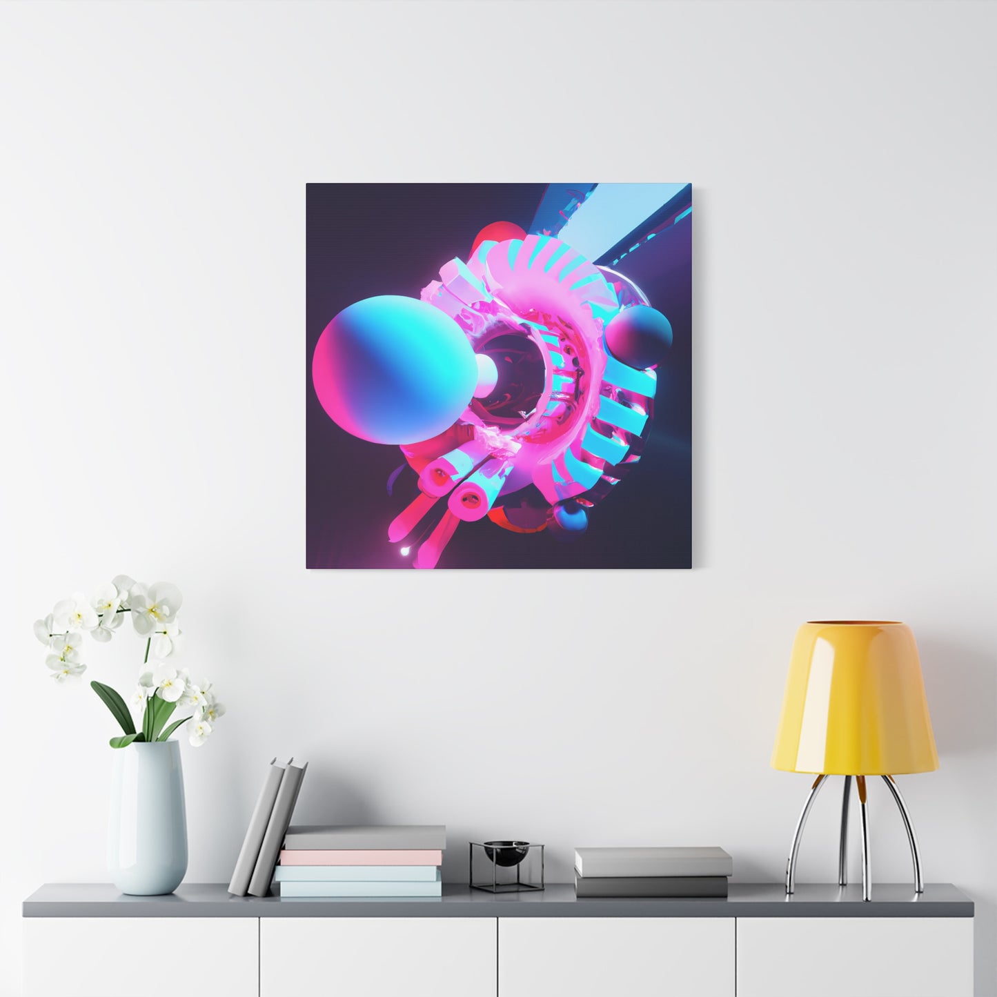 Temporal Flux 9 - on Canvas