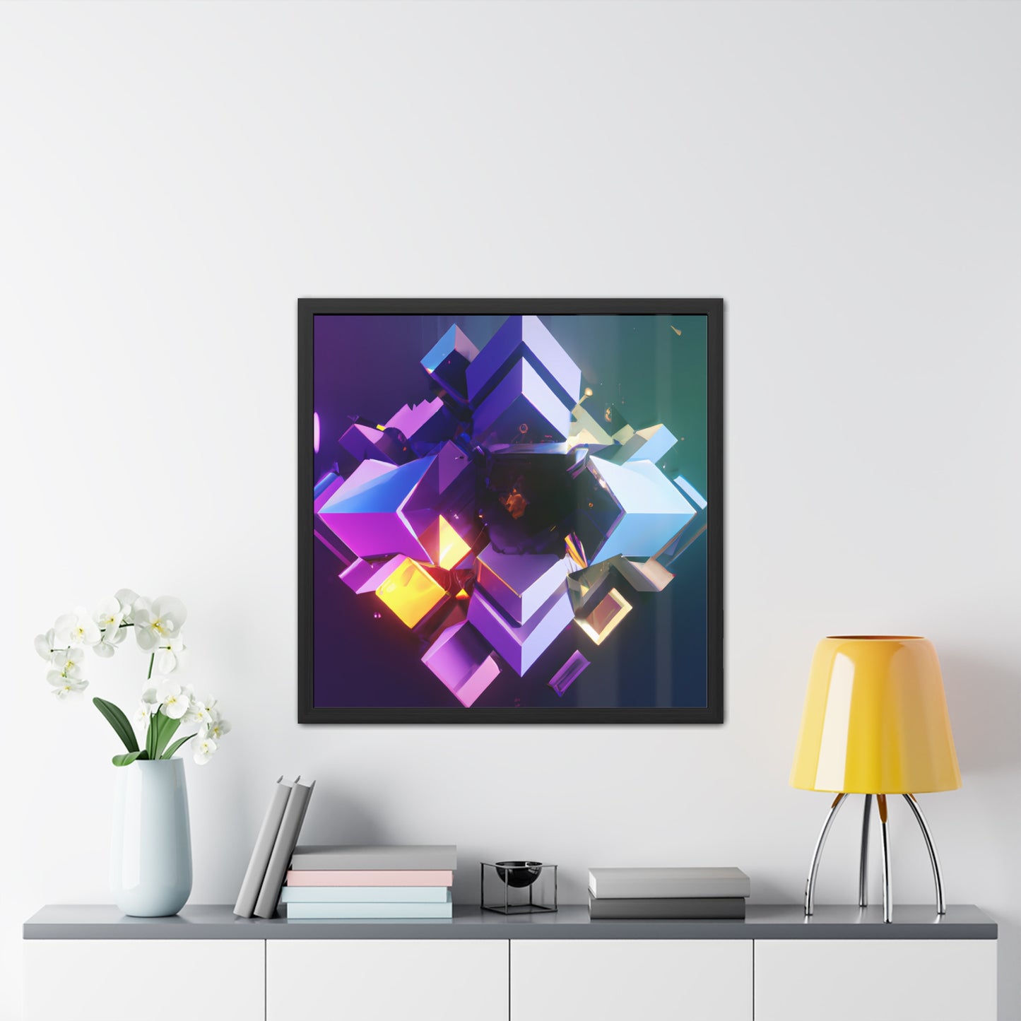 Temporal Flux 6 - on Framed Print