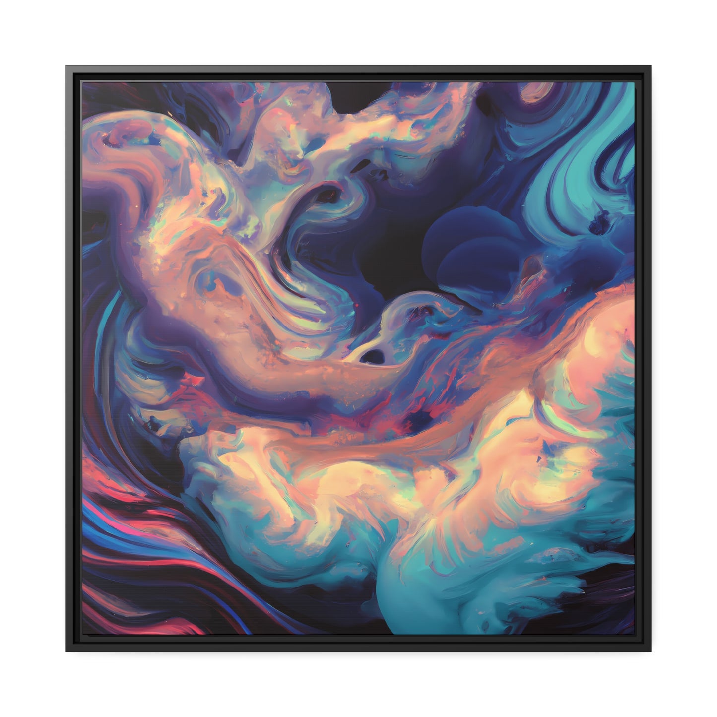 Quantum Euphoria 9 - on Framed Canvas