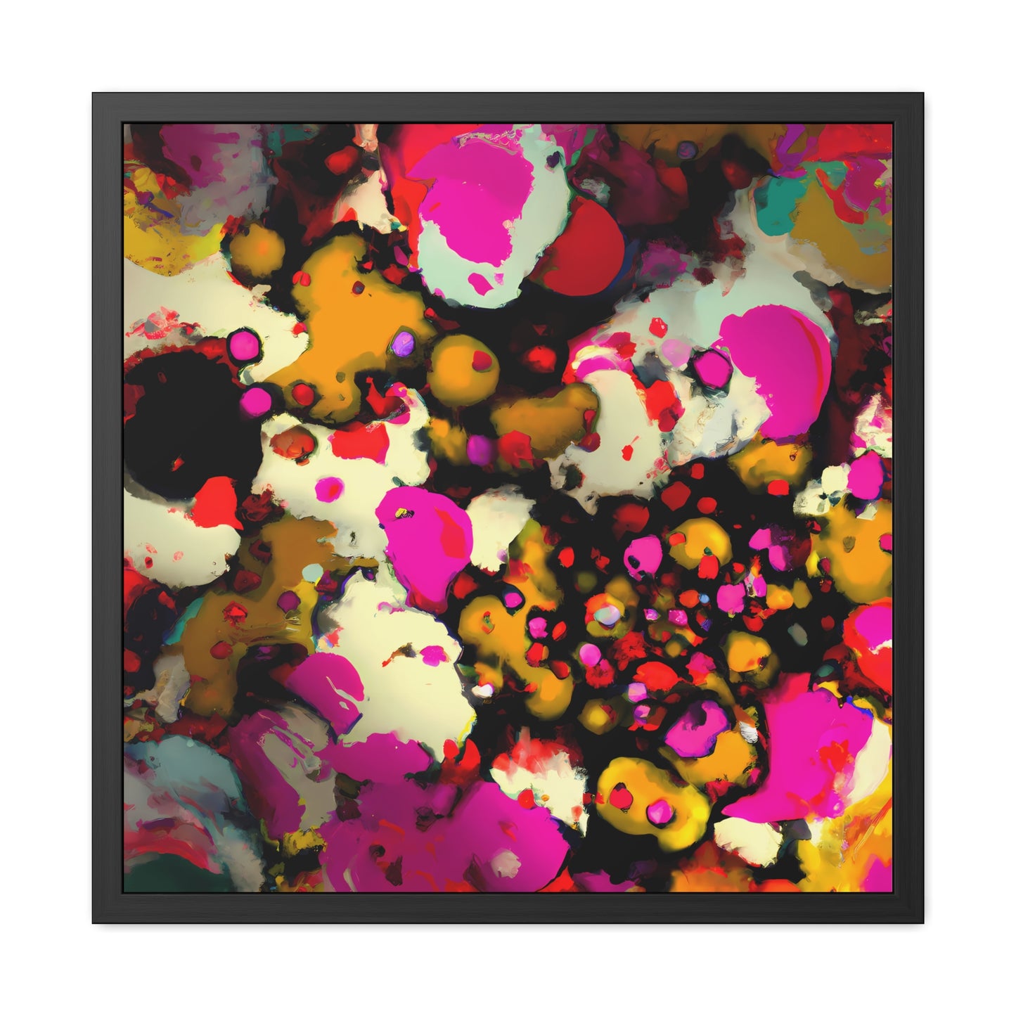 Fabstract 60 - on Framed Print