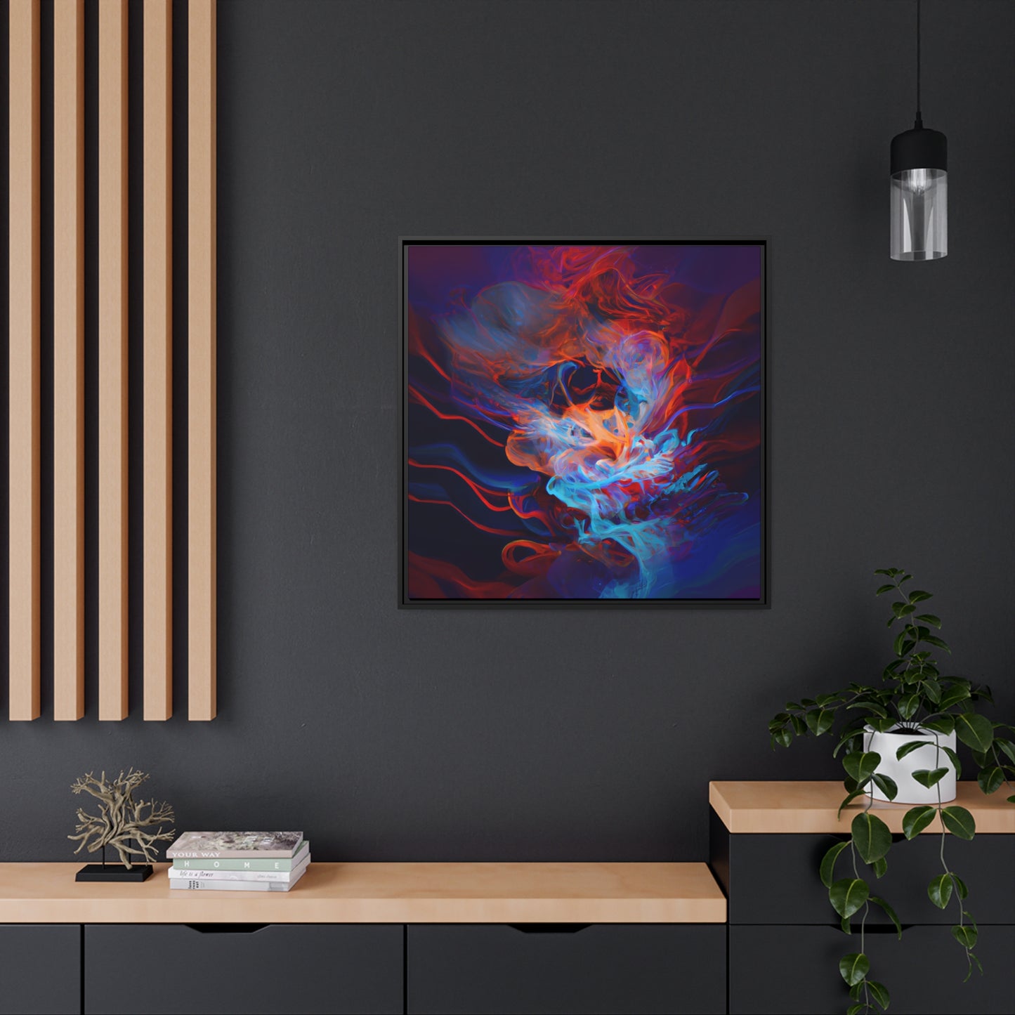 Quantum Euphoria 10 - on Framed Canvas