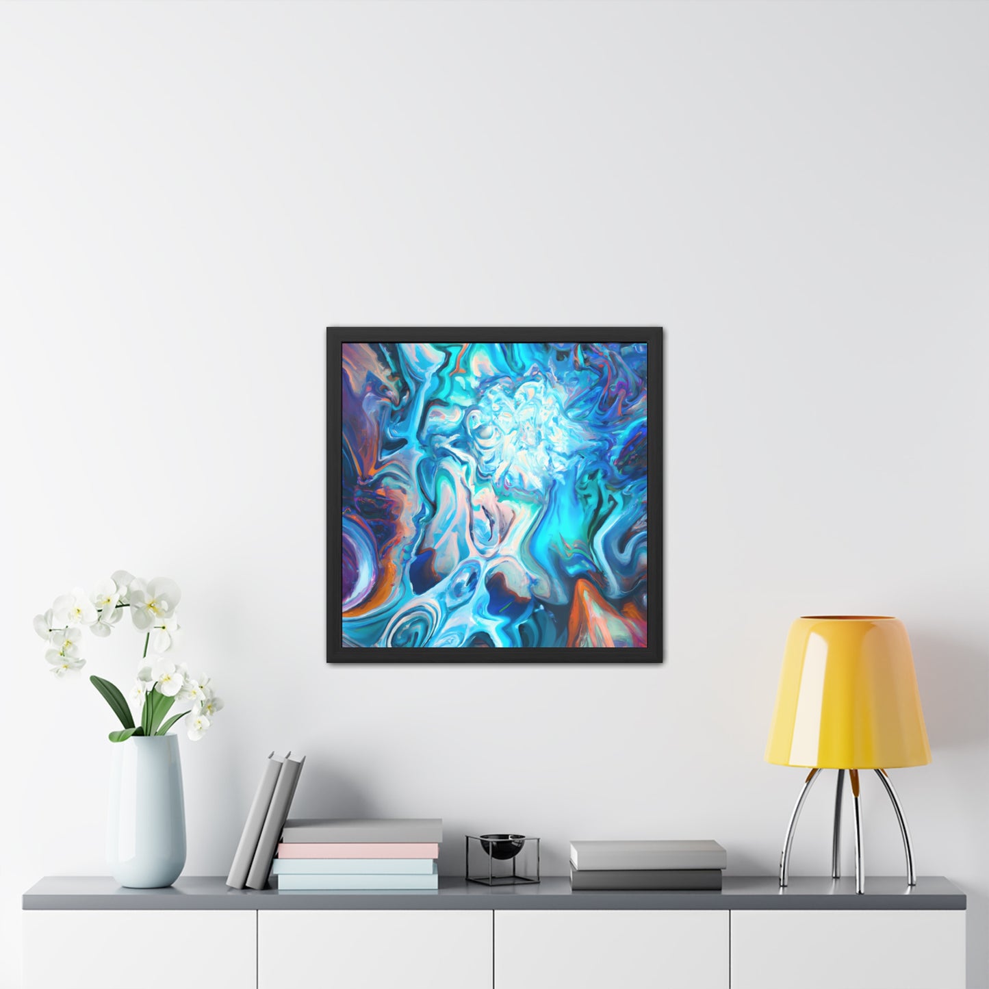 Fabstract 113 - on Framed Print