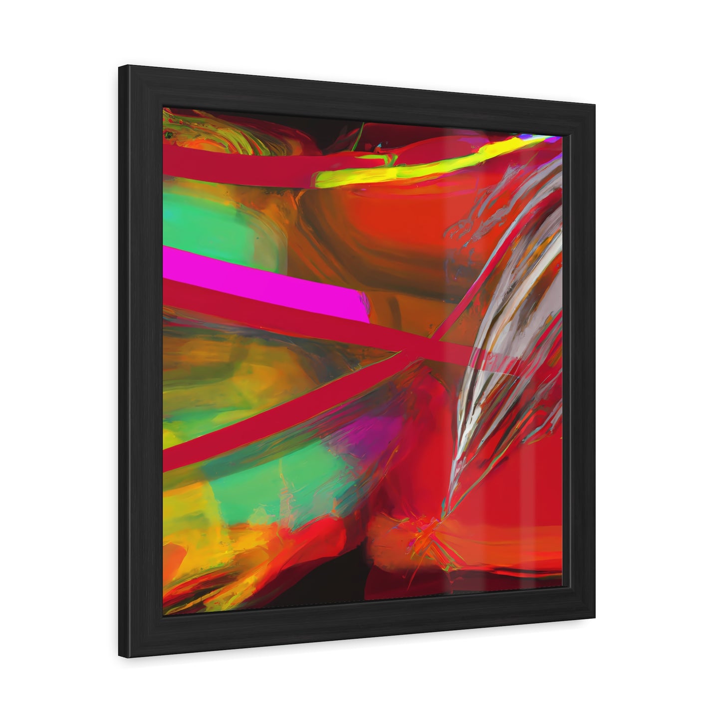 Fabstract 64 - on Framed Print