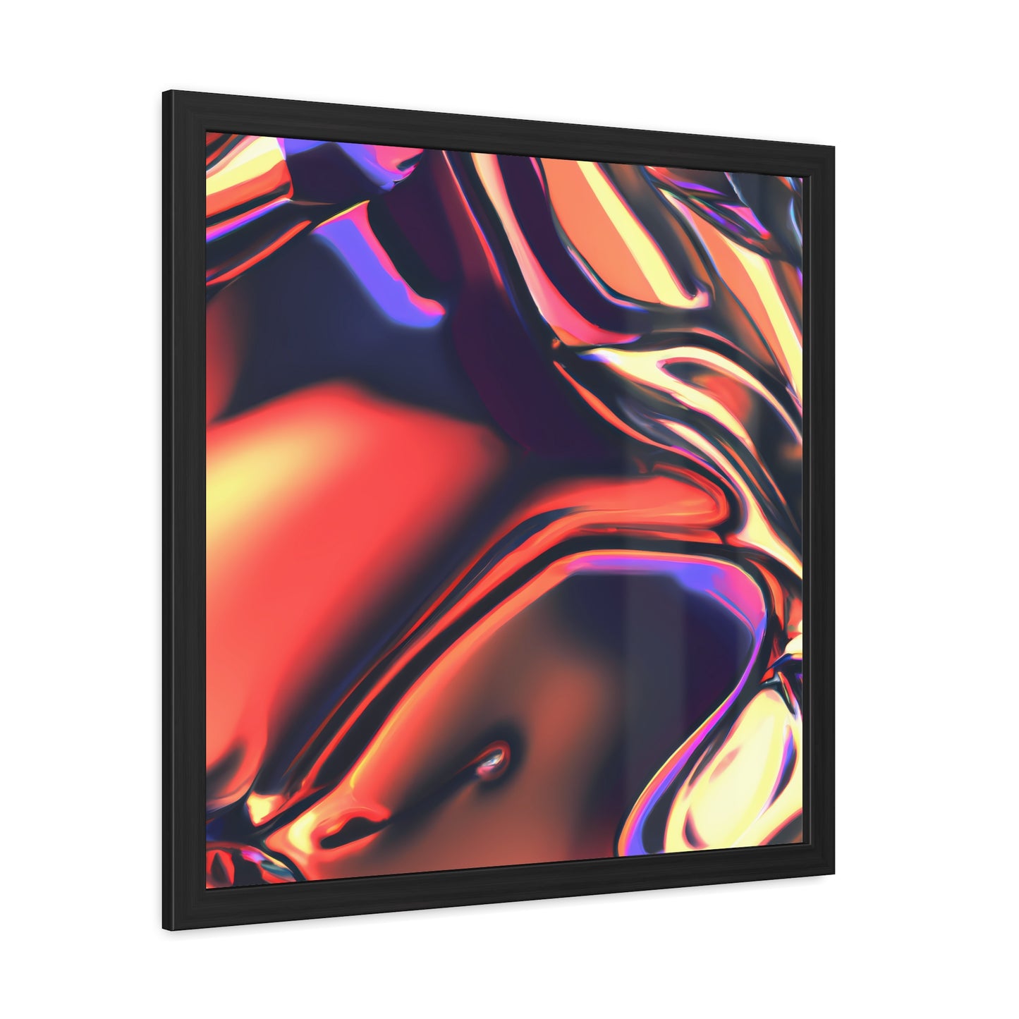 Neon Nexus 15 - on Framed Print