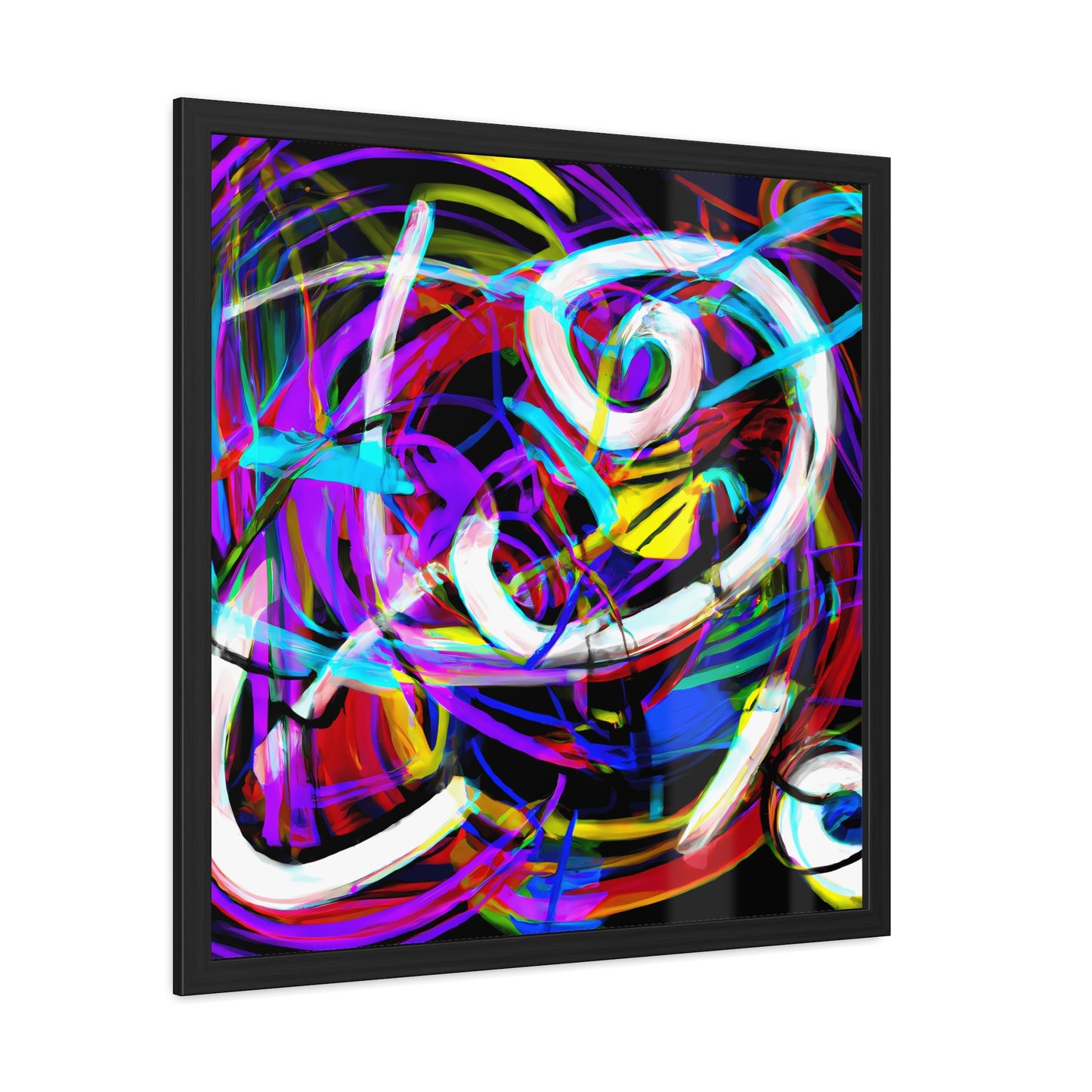 Fabstract 55 - on Framed Print