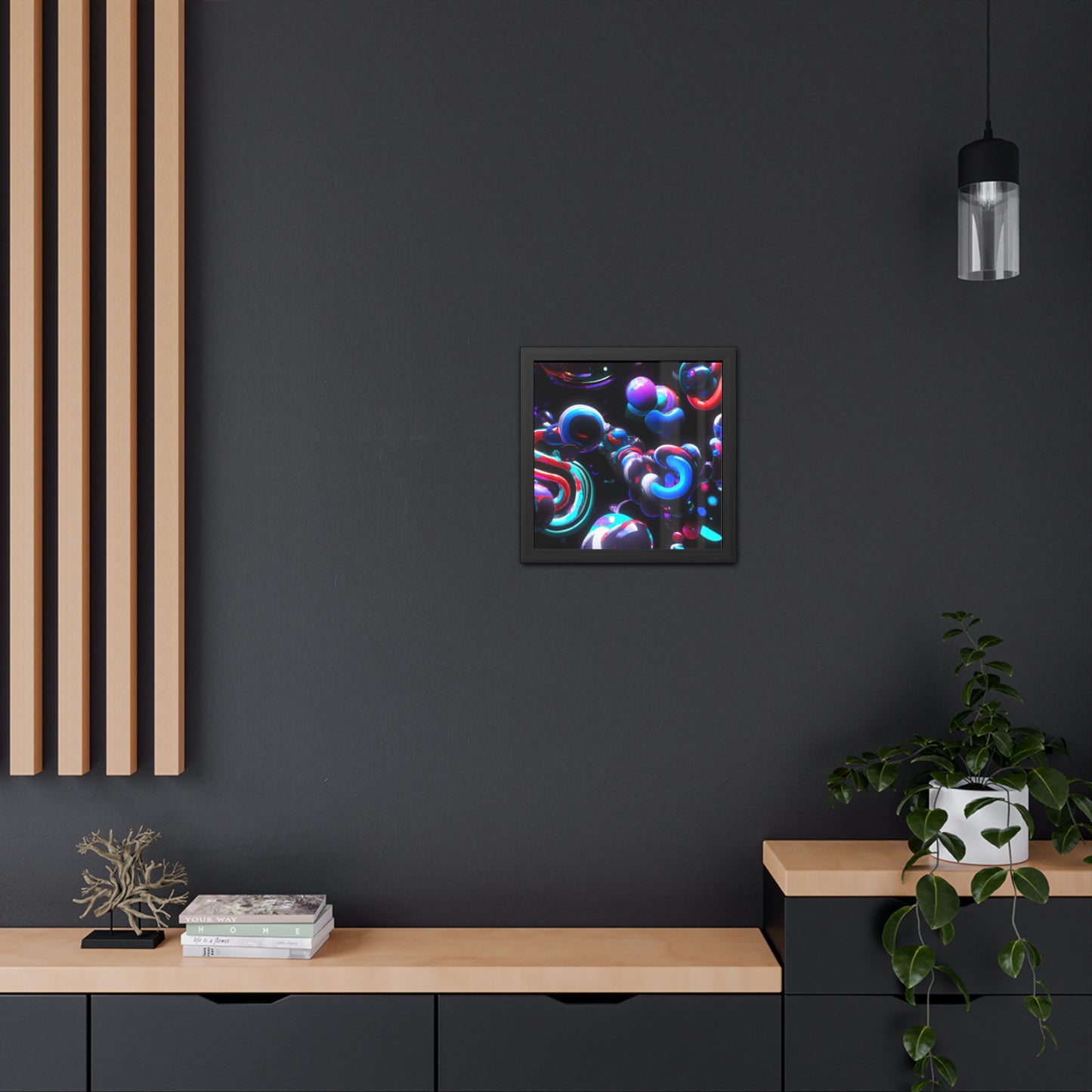 Temporal Flux 19 - on Framed Print