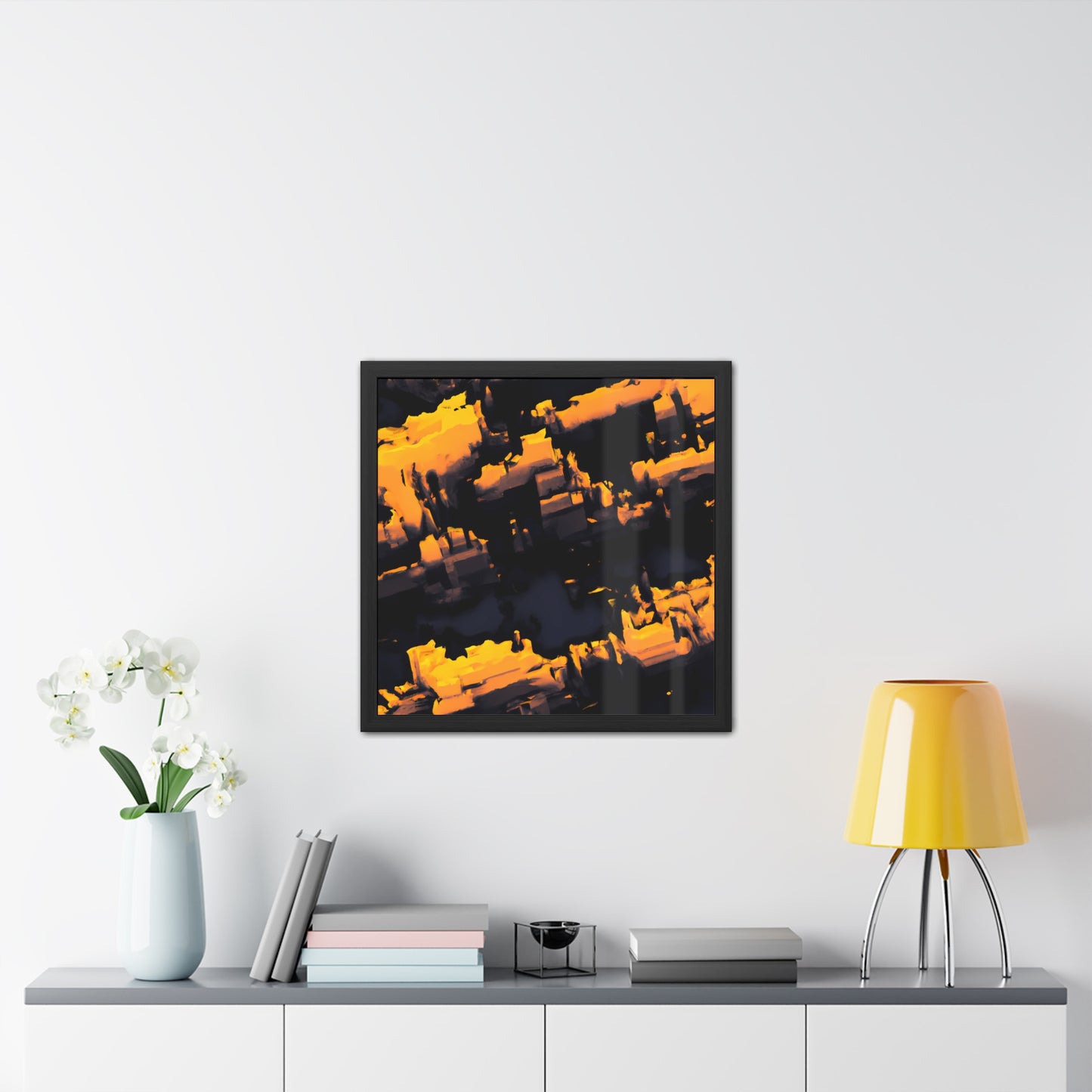 Fabstract 20 - on Framed Print