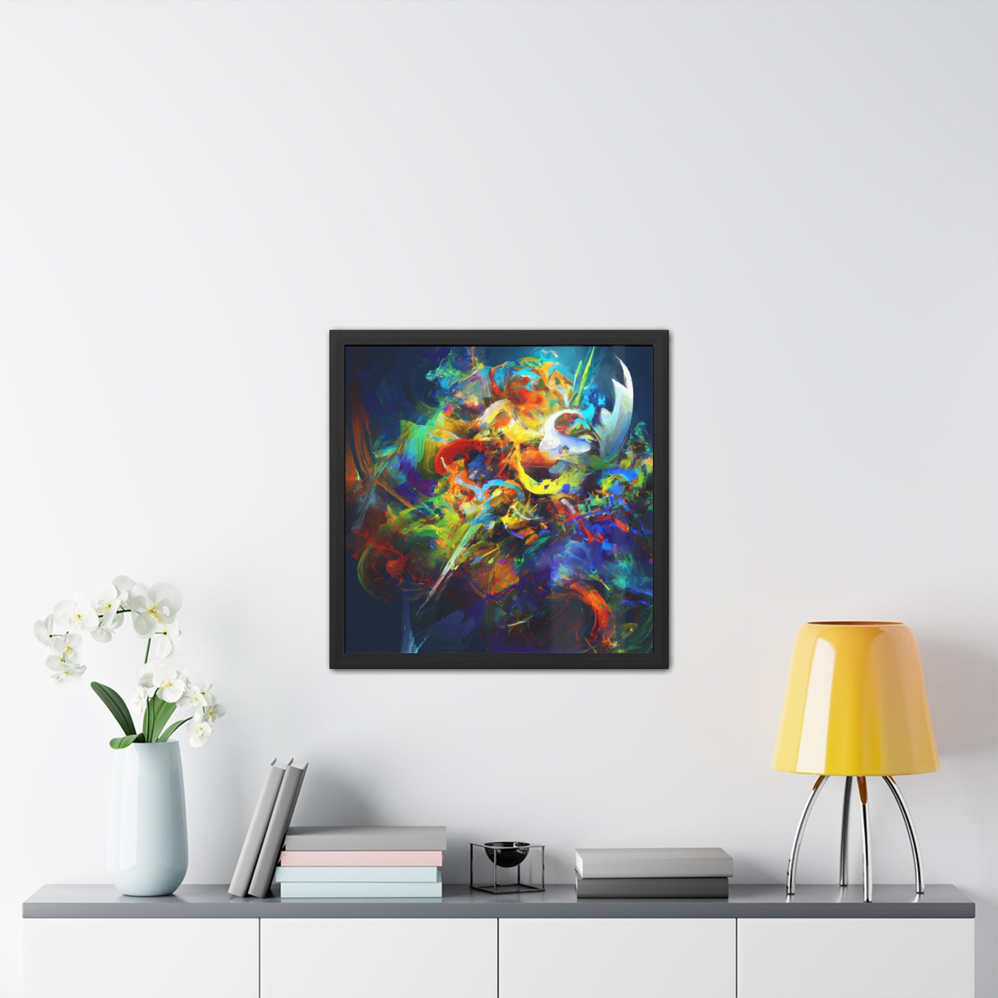 Fabstract 103 - on Framed Print