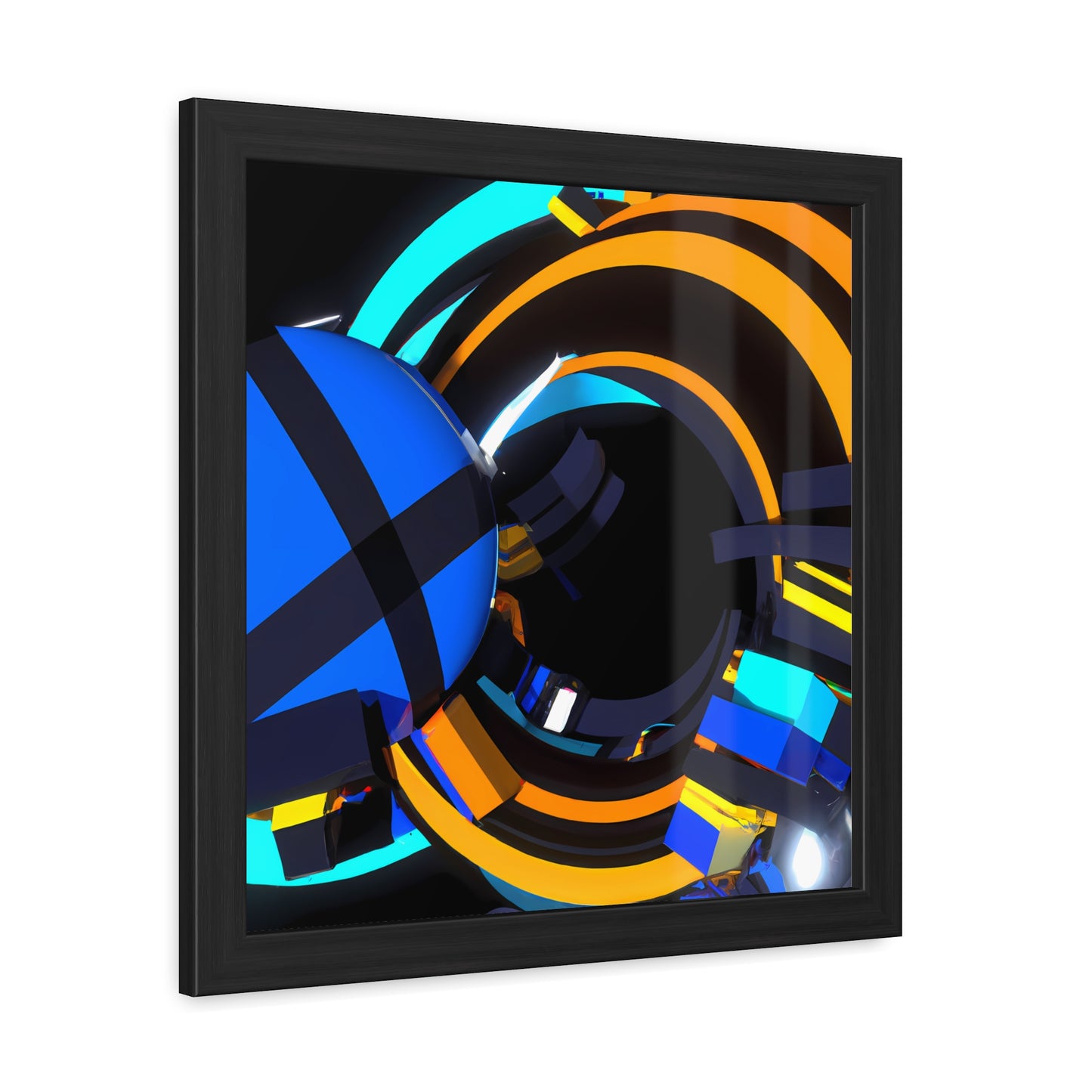 Temporal Flux 3 - on Framed Print