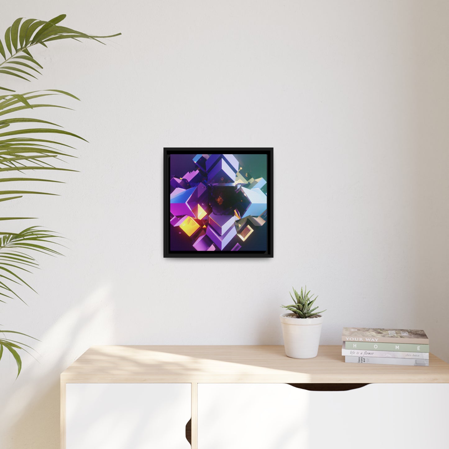 Temporal Flux 14 - on Framed Canvas