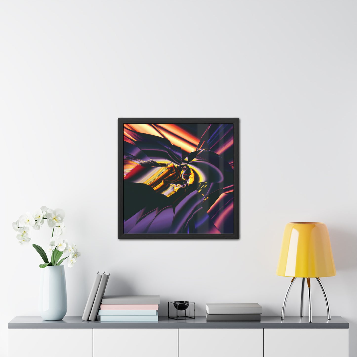 Temporal Flux 16 - on Framed Print