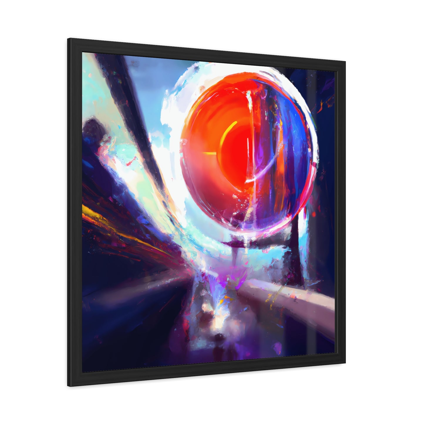 Fabstract 1 - on Framed Print