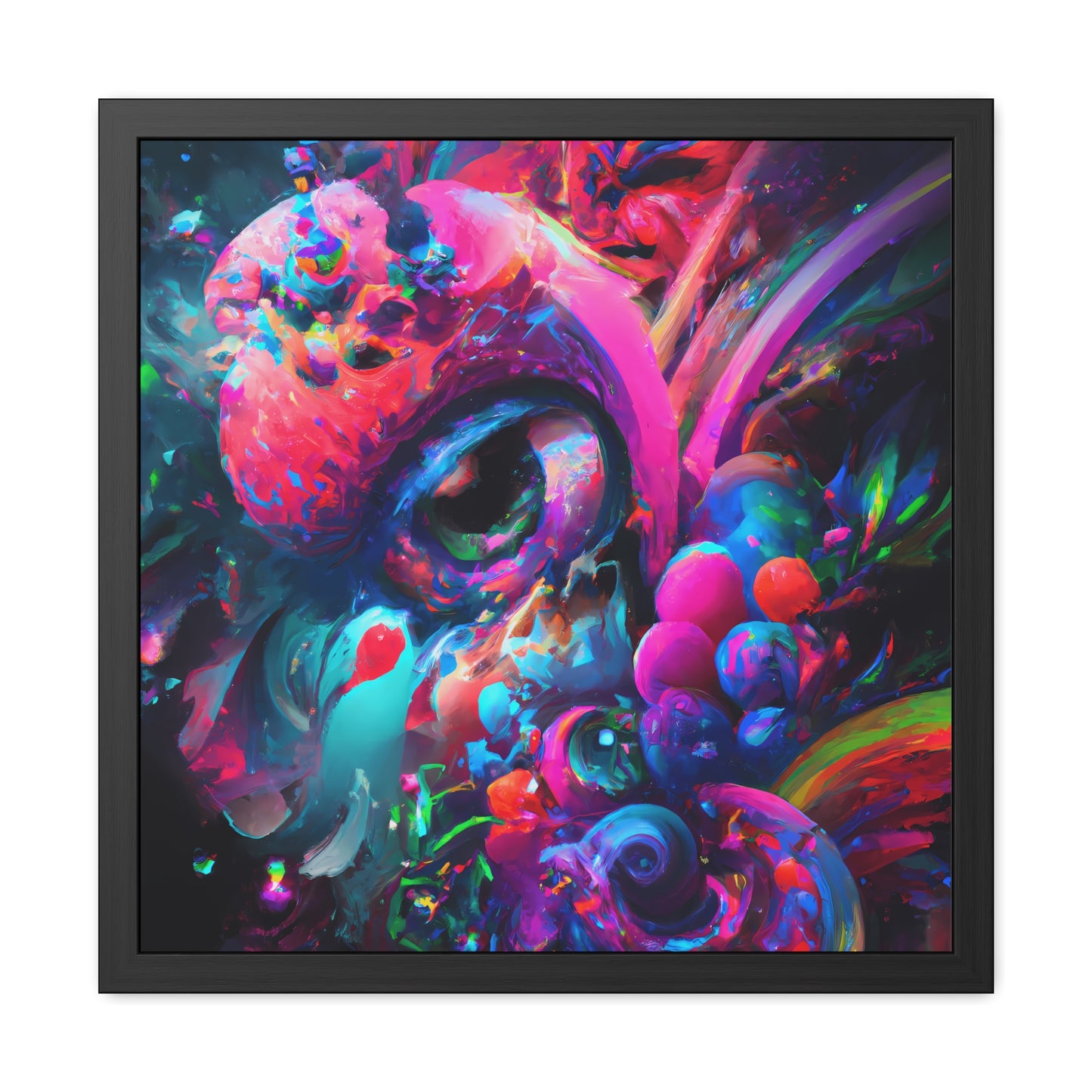 Fabstract 100 - on Framed Print