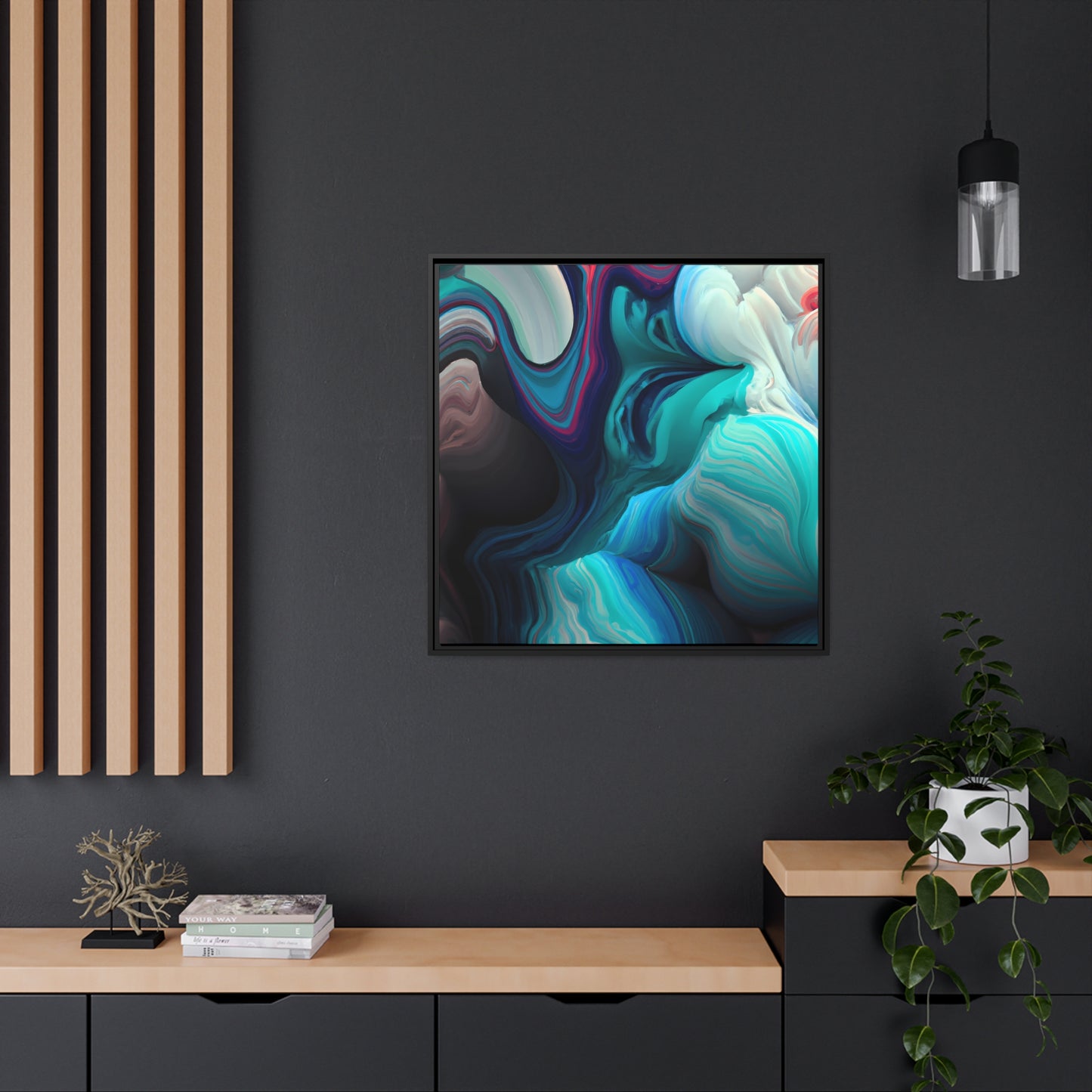 Quantum Euphoria 19 - on Framed Canvas