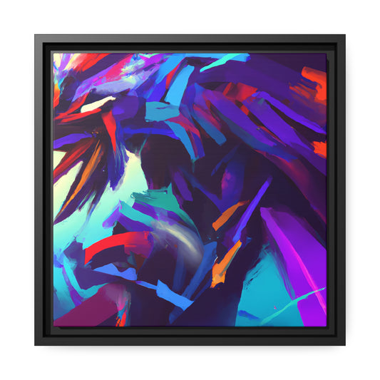 Fabstract 51 - on Framed Canvas