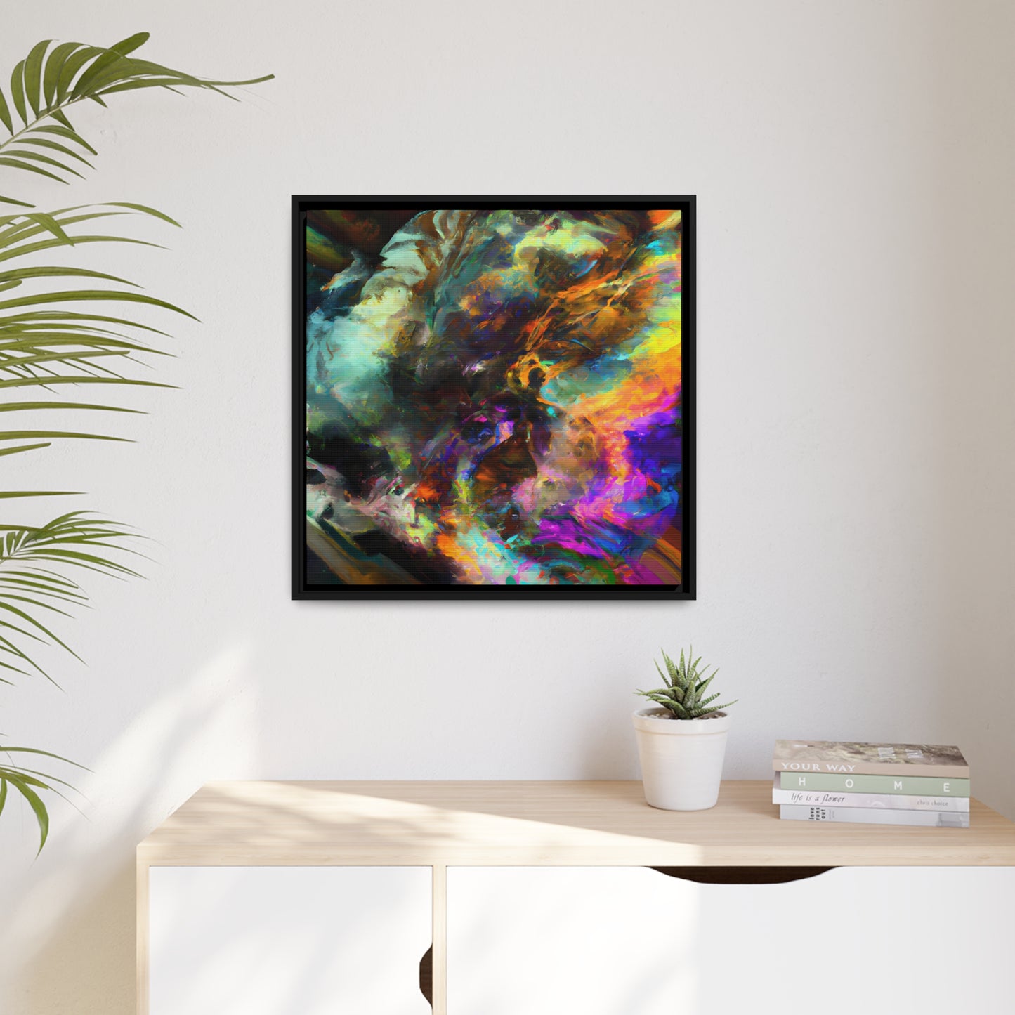 Quantum Euphoria 6 - on Framed Canvas