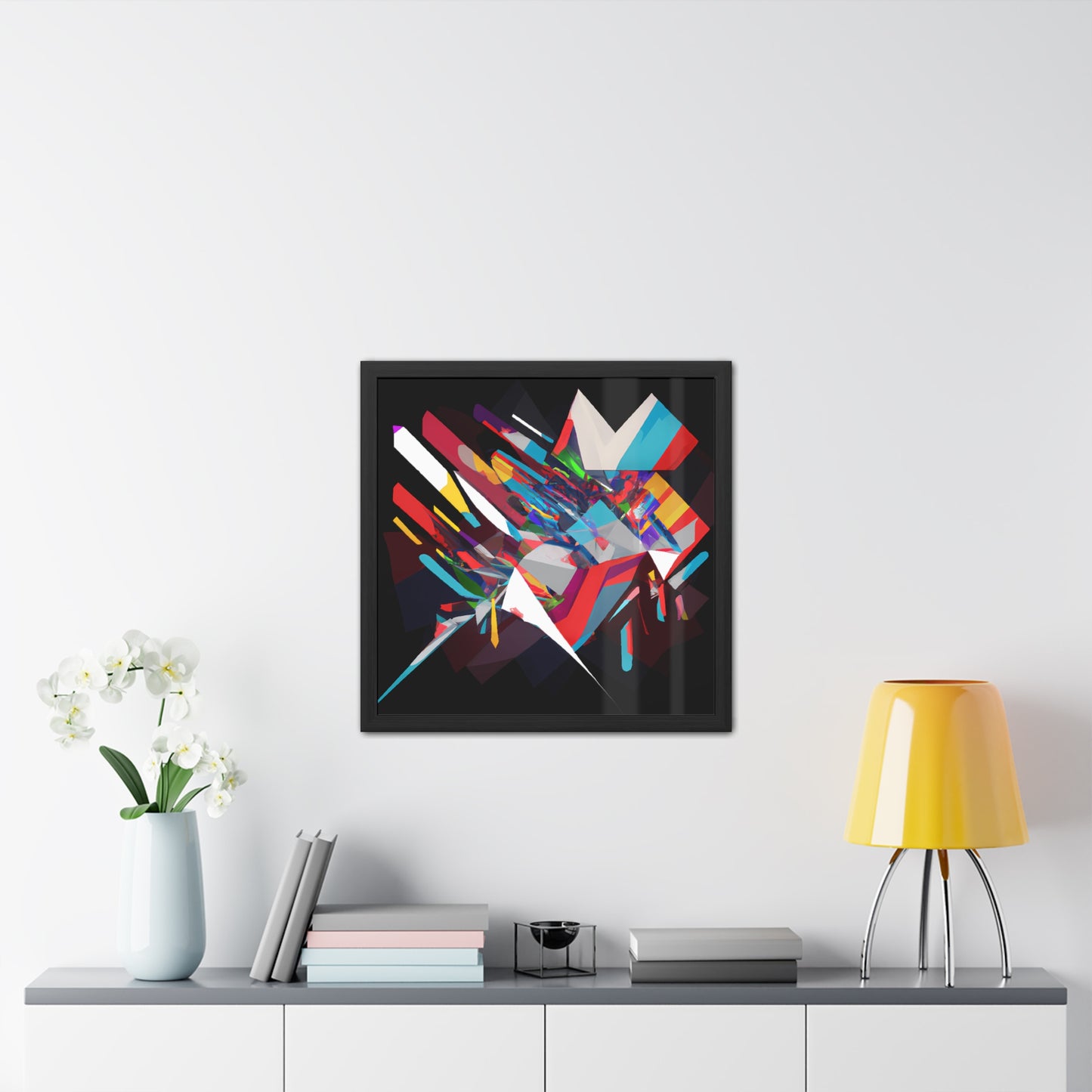 Fabstract 11 - on Framed Print