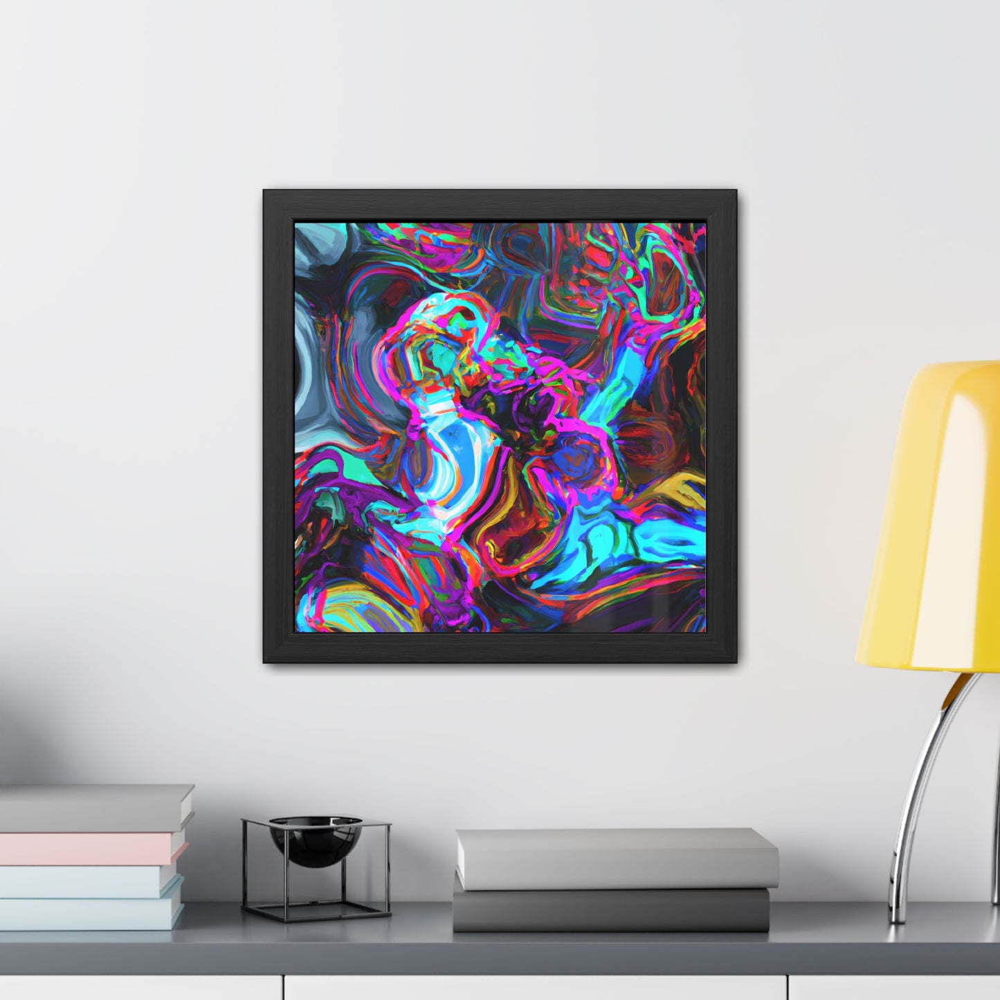 Fabstract 99 - on Framed Print