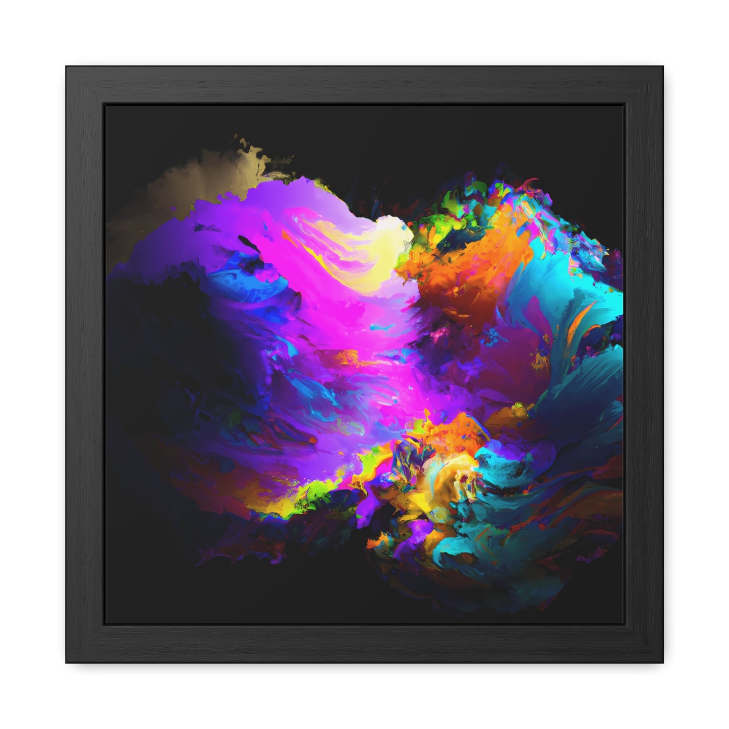 Fabstract 18 - on Framed Print