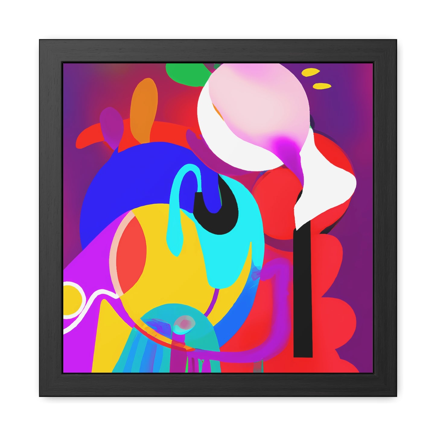 Fabstract 9 - on Framed Print