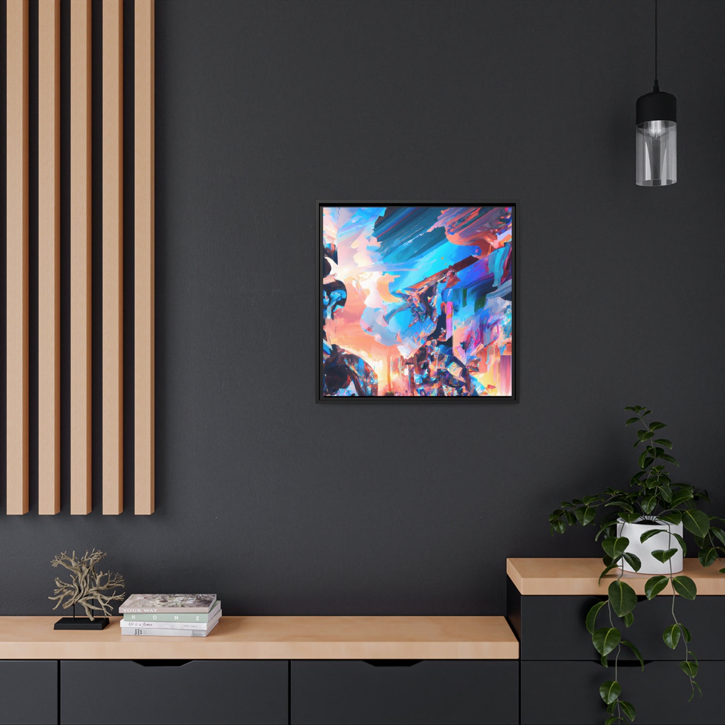 Temporal Flux 1 - on Framed Canvas