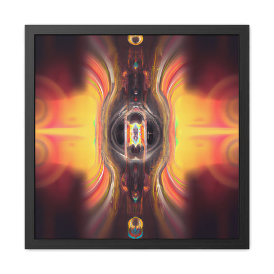 Temporal Flux 8 - on Framed Print