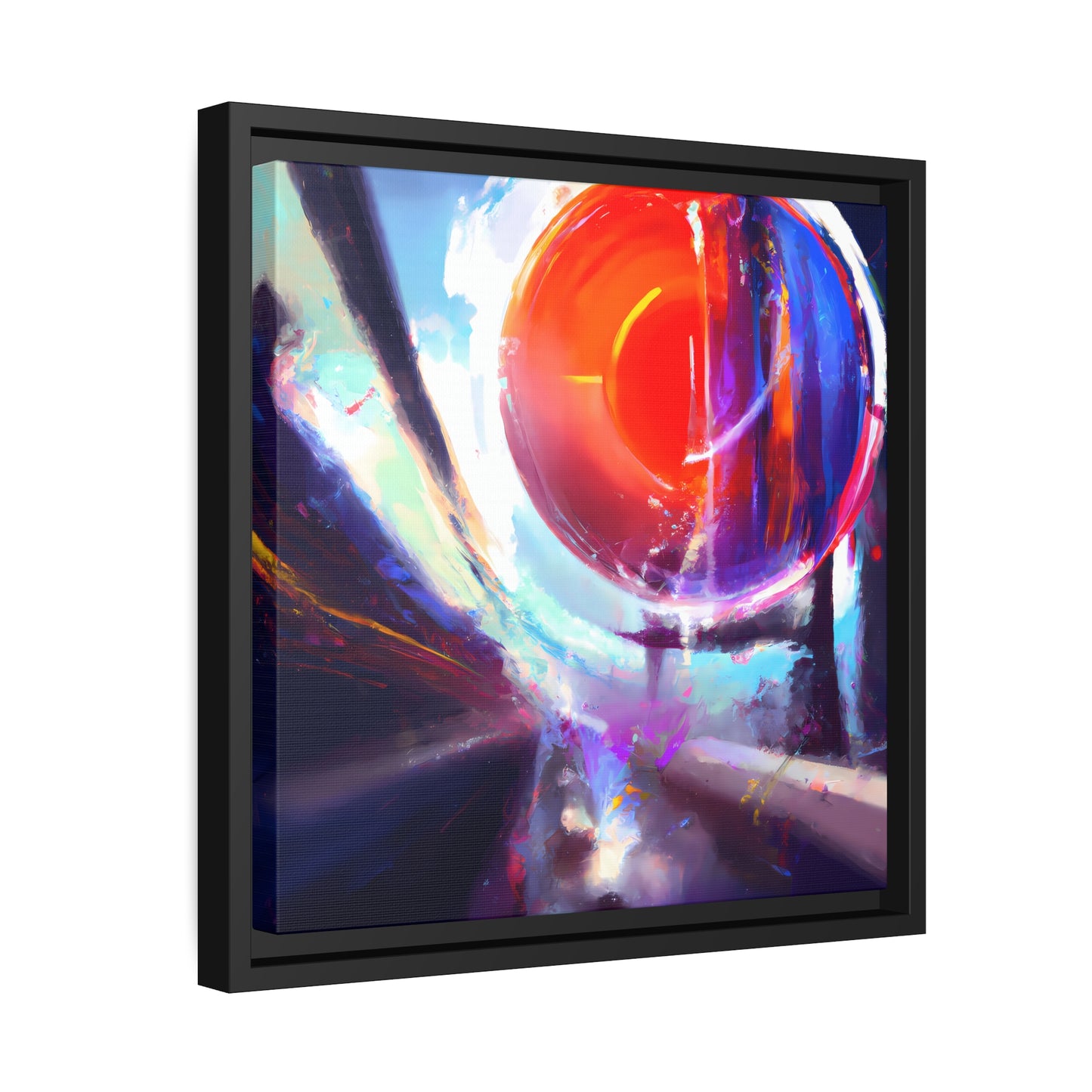 Fabstract 1 - on Framed Canvas