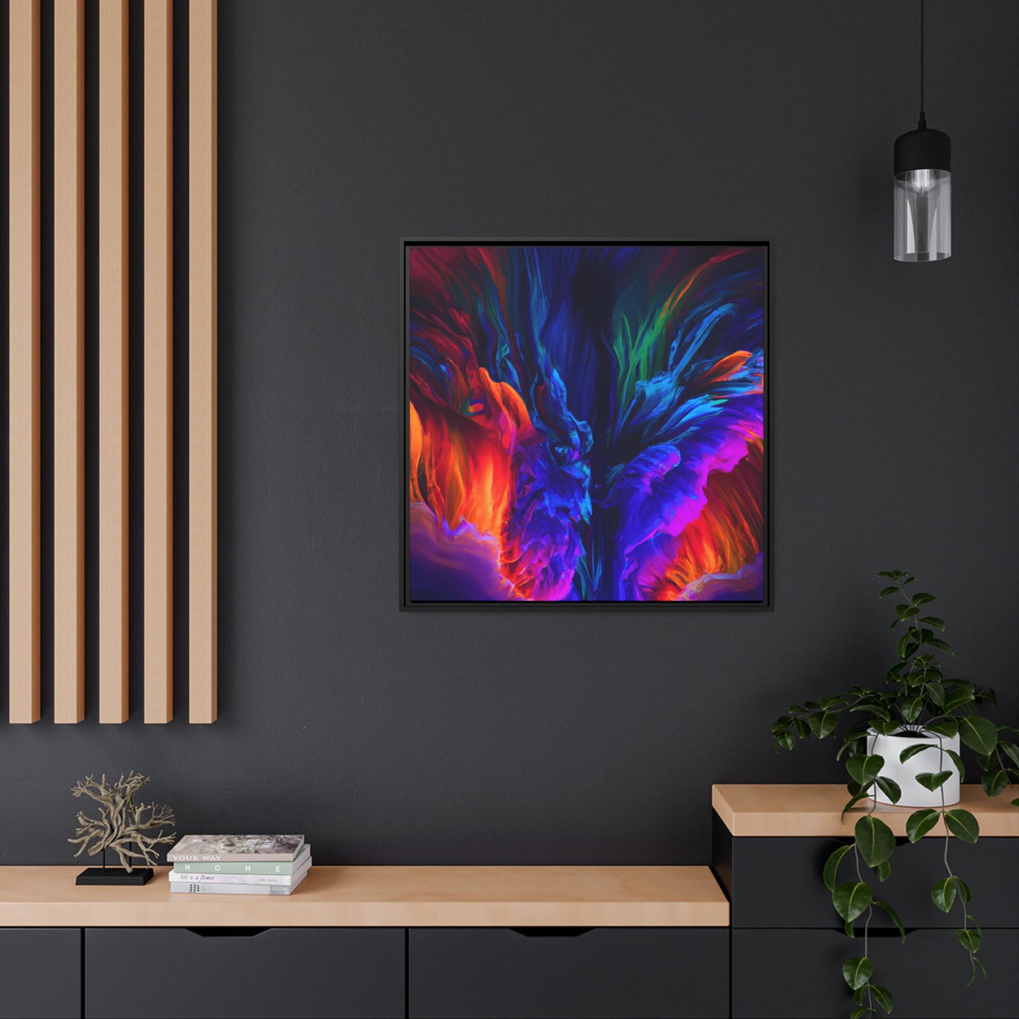 Quantum Euphoria 3 - on Framed Canvas