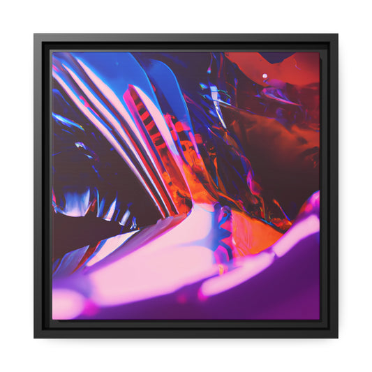 Neon Nexus 14 - on Framed Canvas