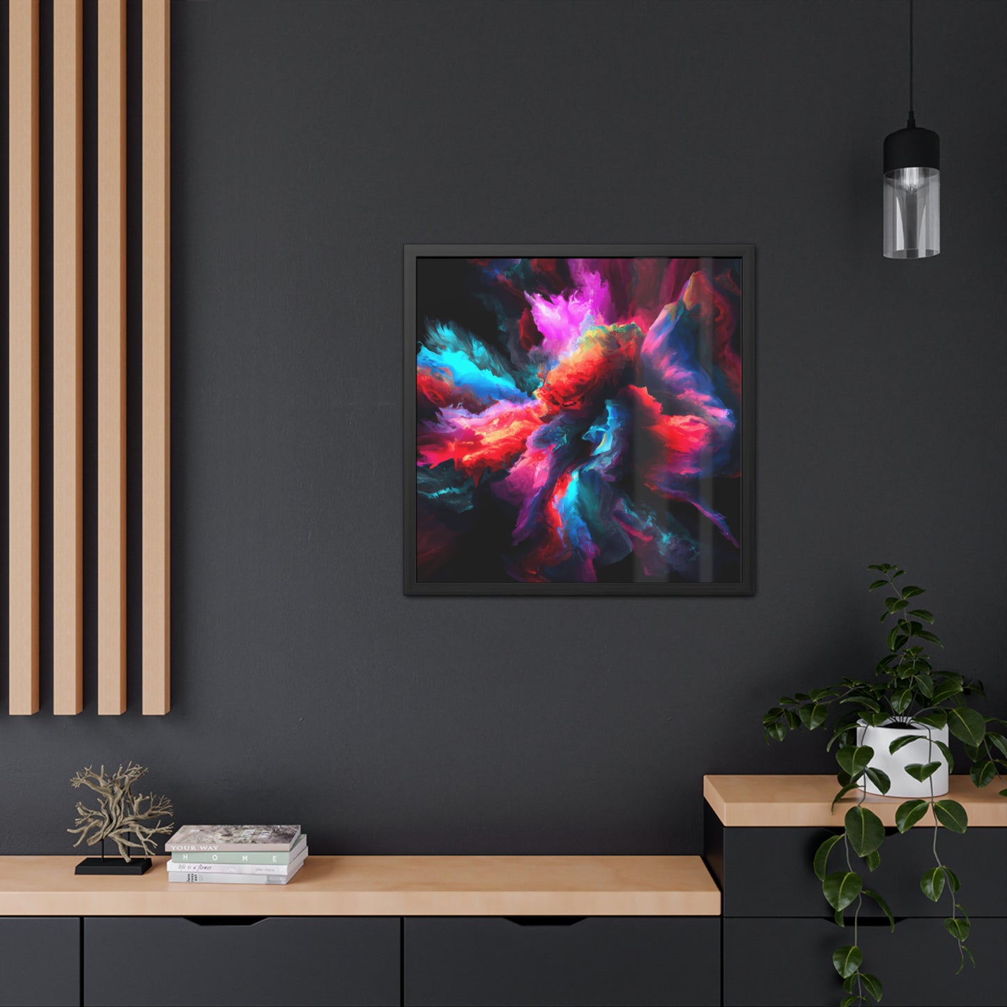 Fabstract 61 - on Framed Print